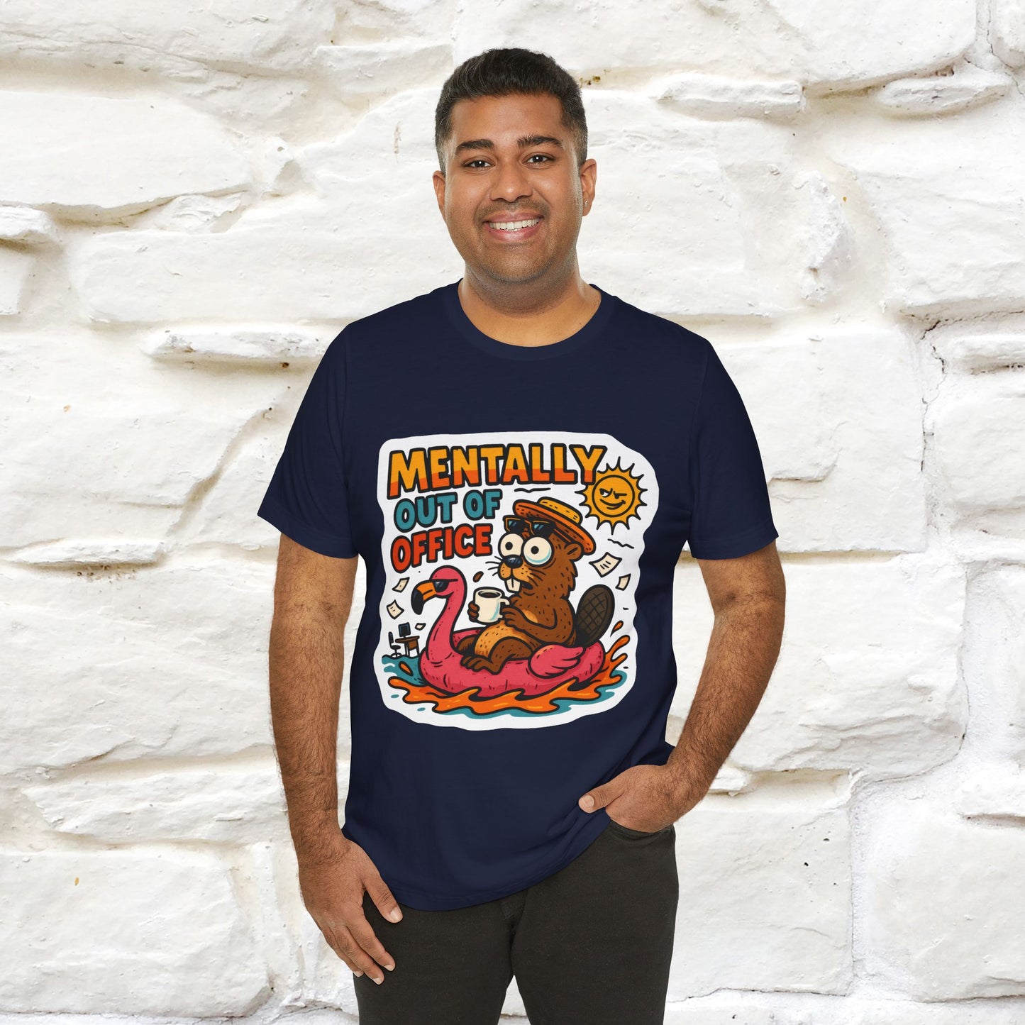 ''Mentally Out Of Office''| Sarcastic Cat T-Shirt | Nunu&Miao Studio