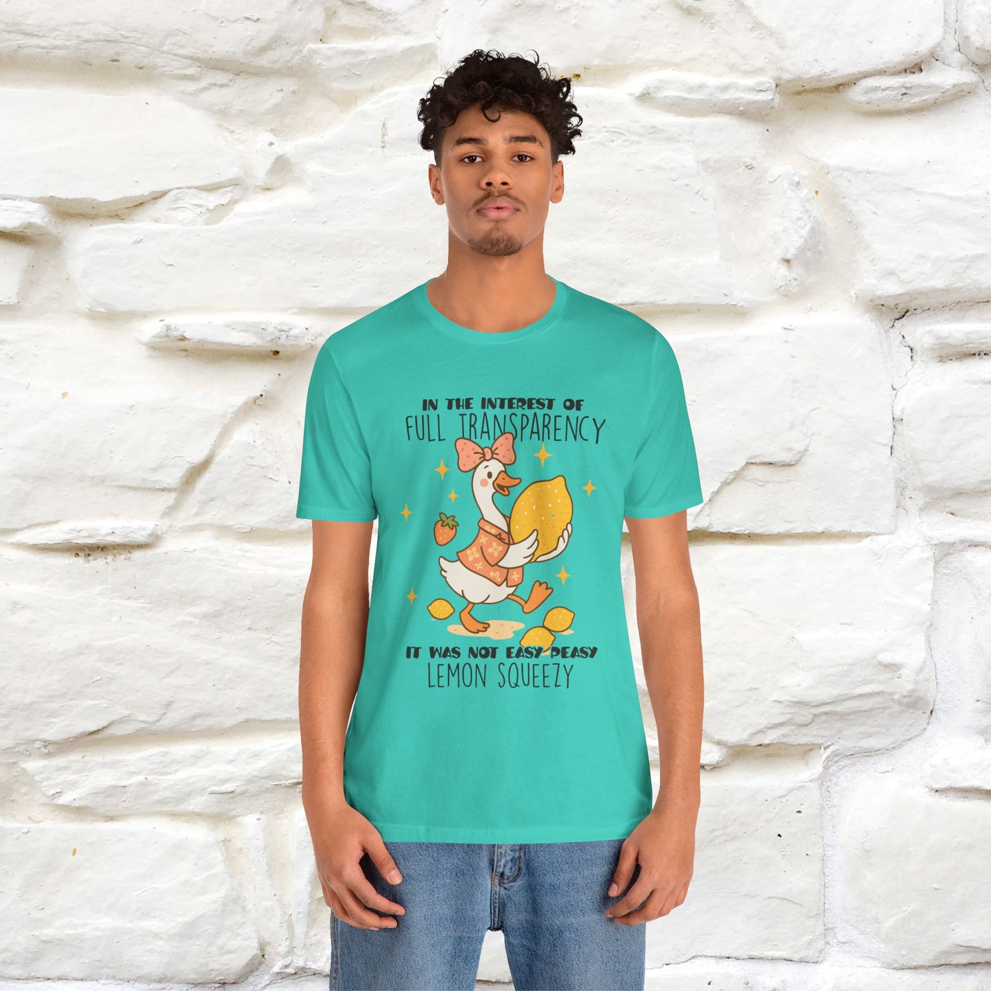 "It Was Not Easy Peasy" Funny T-shirt |Nunu&Miao Studio - Nunu&Miao Studio