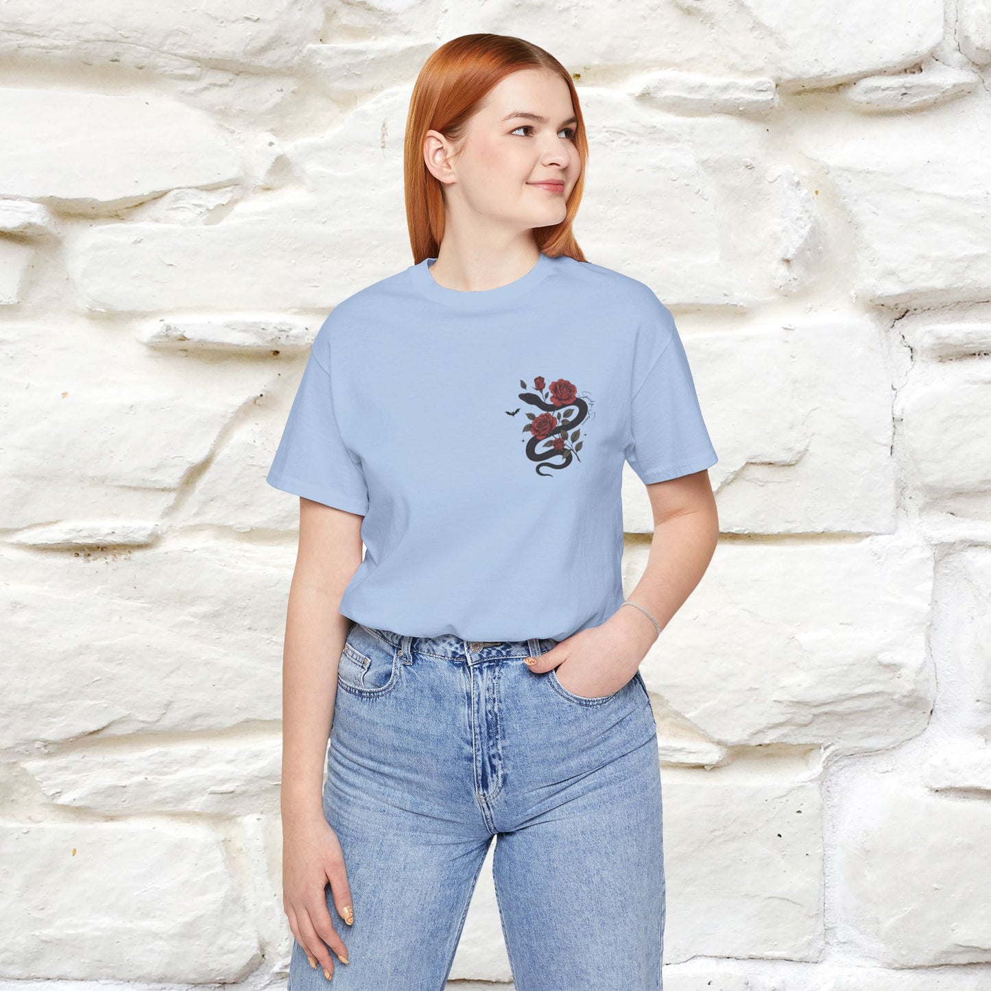 "The Rose and The Snake " Halloween T-shirt |Nunu&Miao Studio