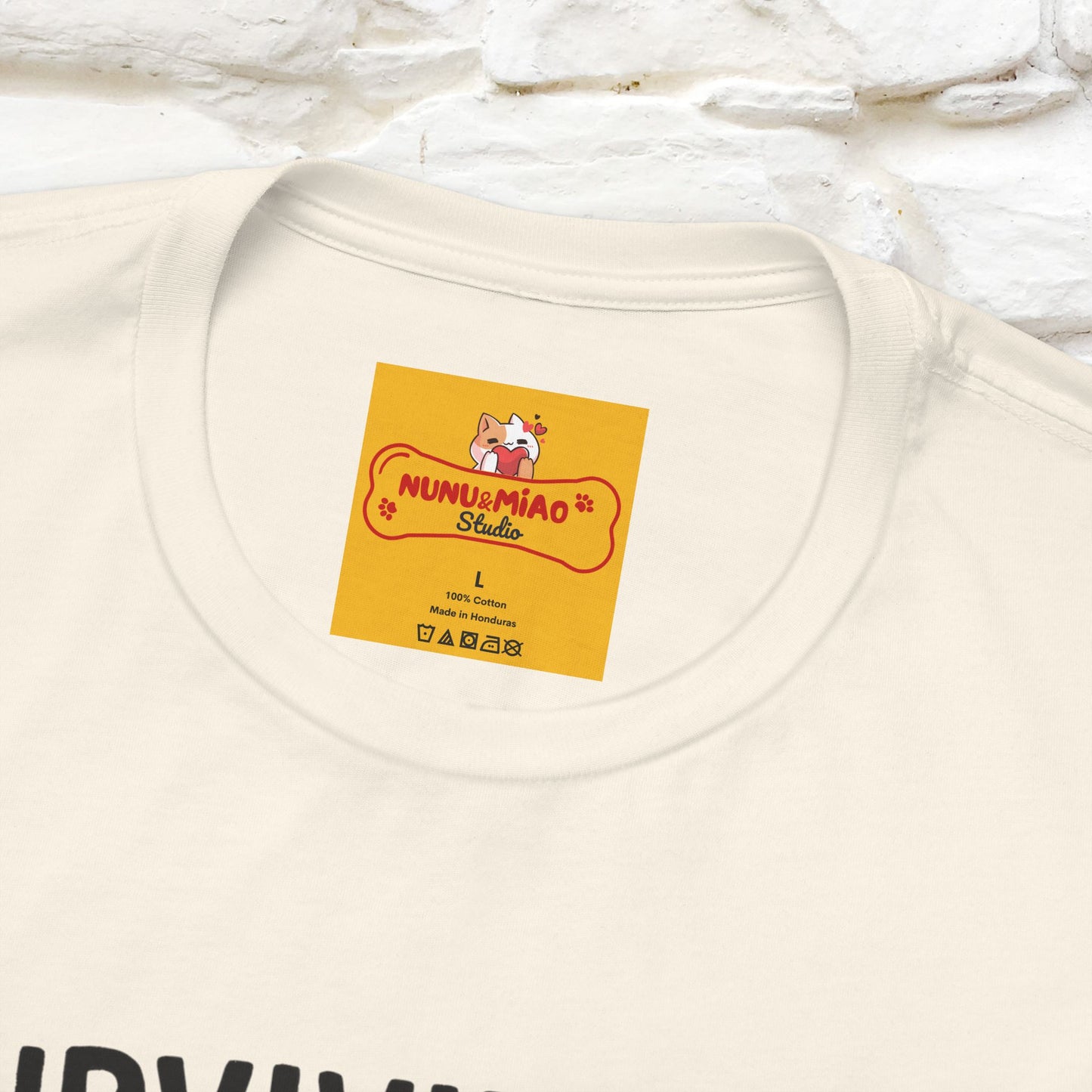 "Surviving Off...Vibes And Broken .. " |Cat T-Shirt | Nunu&Miao Studio