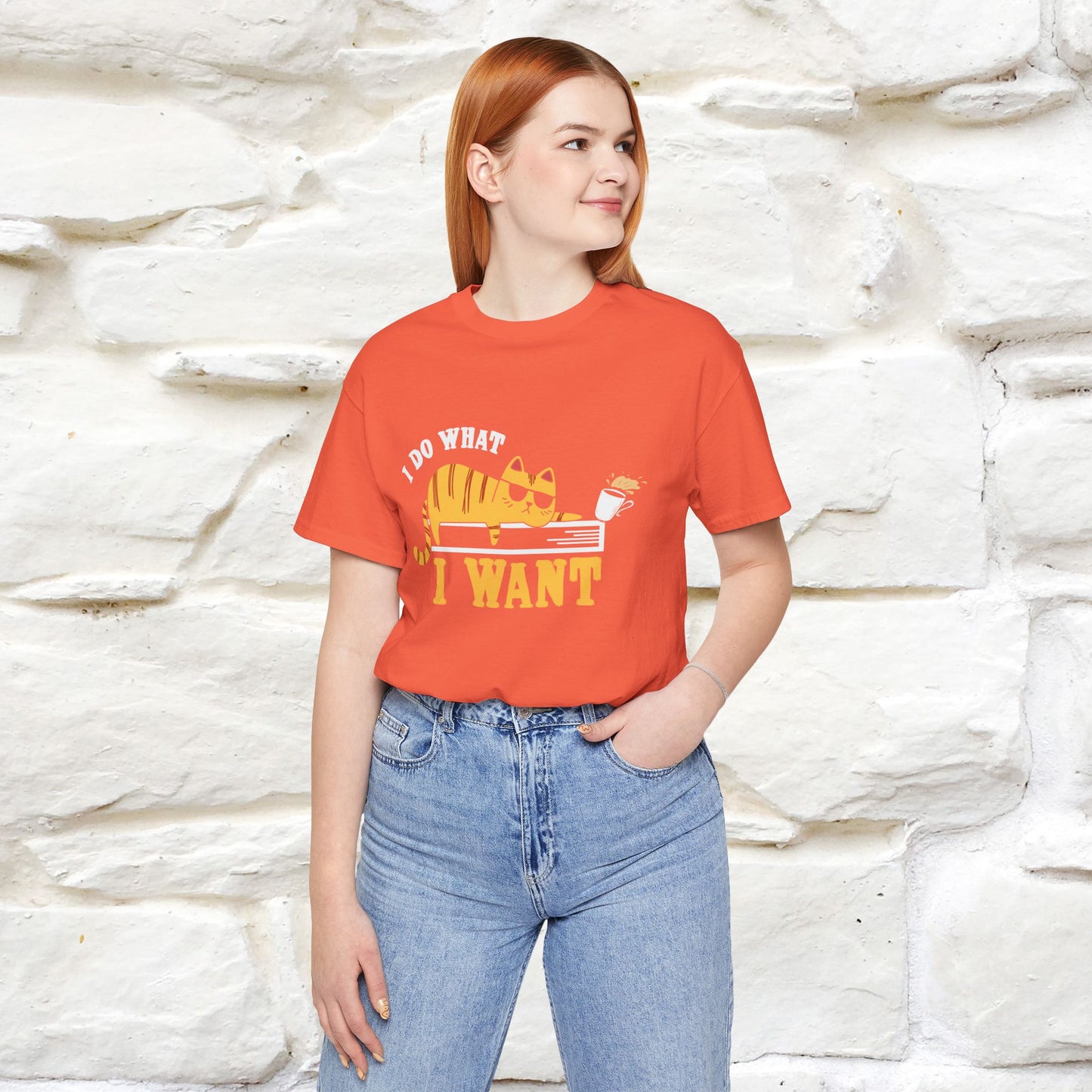 "I Do What I Want" Cat T-Shirt | Nunu & Miao Studio