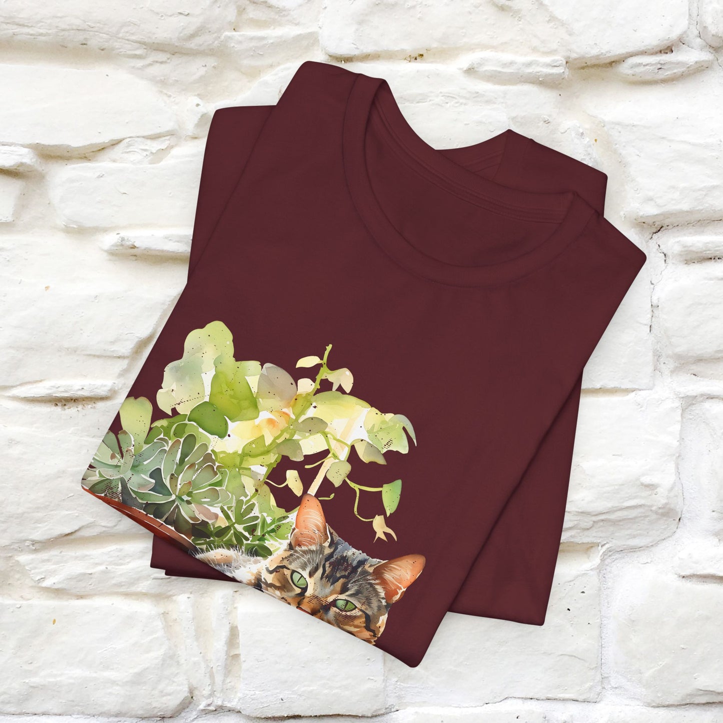 "Feline Bibliophile" T-Shirt for Men & Women | 100% Cotton* - Nunu&Miao Studio
