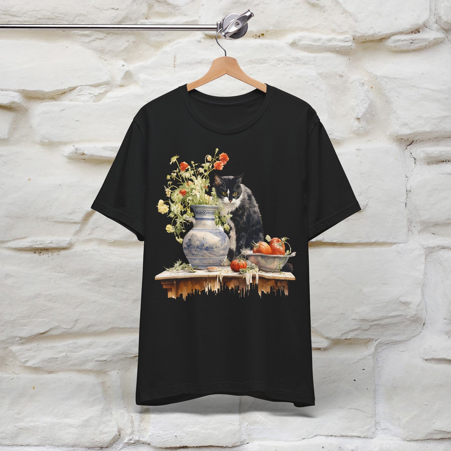 ''THe Cat and The Vase '' T-shirt for Men and Women 100% Cotton* - Nunu&Miao Studio