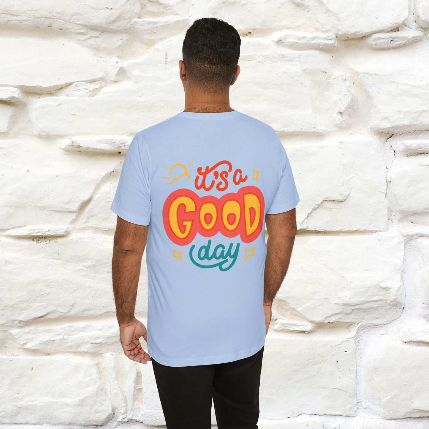 ""It's A Good Day" Cat T-Shirt| Front & Back Design | Nunu&Miao Studio
