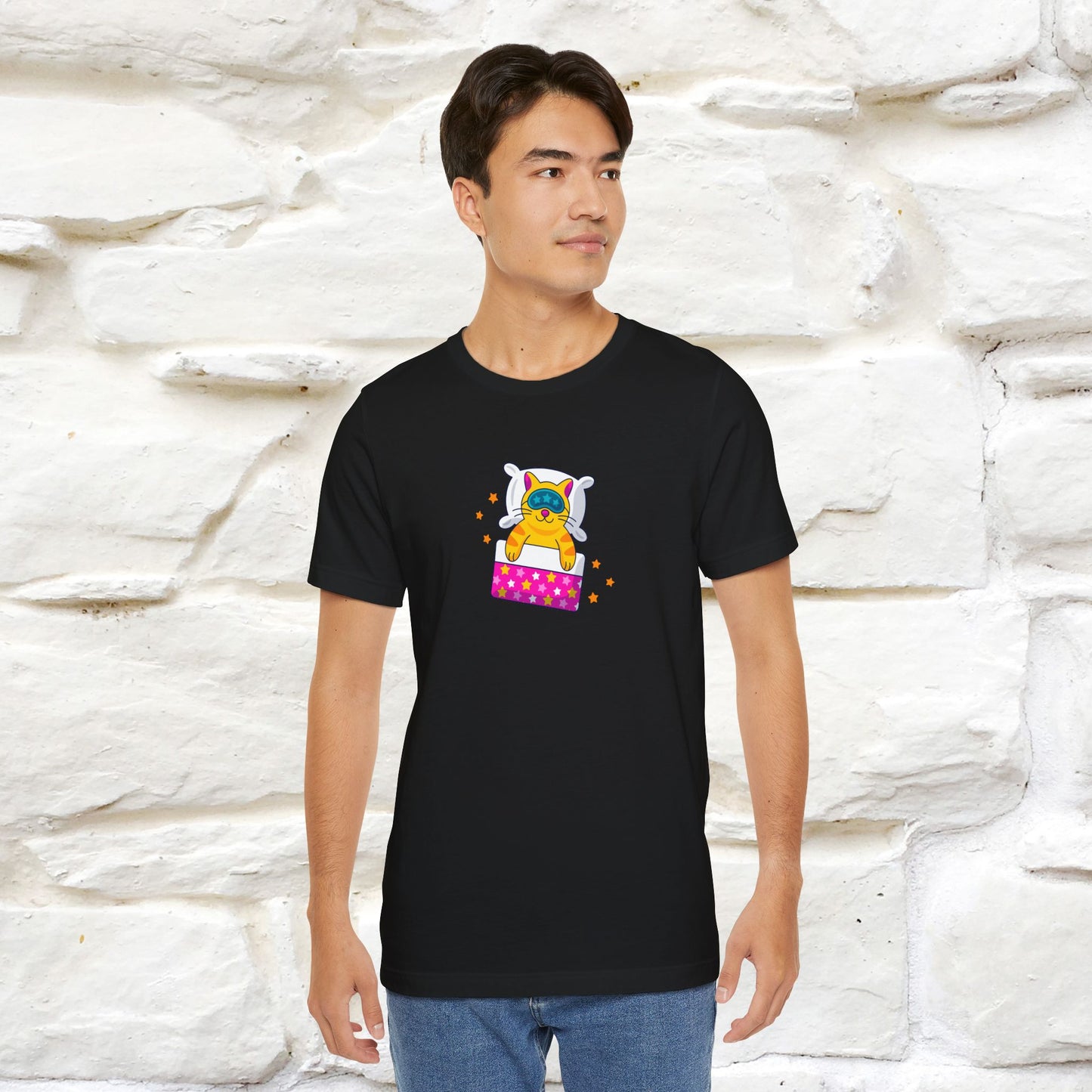 "I Am Sorry I Have Plans With My Bed" | Cat T-Shirt | Front & Back Design | Nunu&Miao Studio