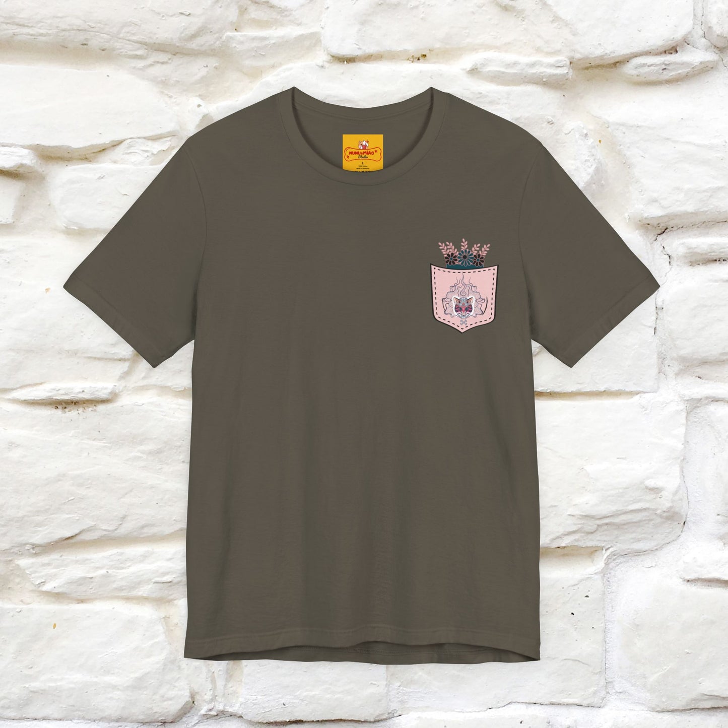 ''Air Fire Cat'' | Cat T-Shirt Front and Back Design | Nunu&Miao Studio