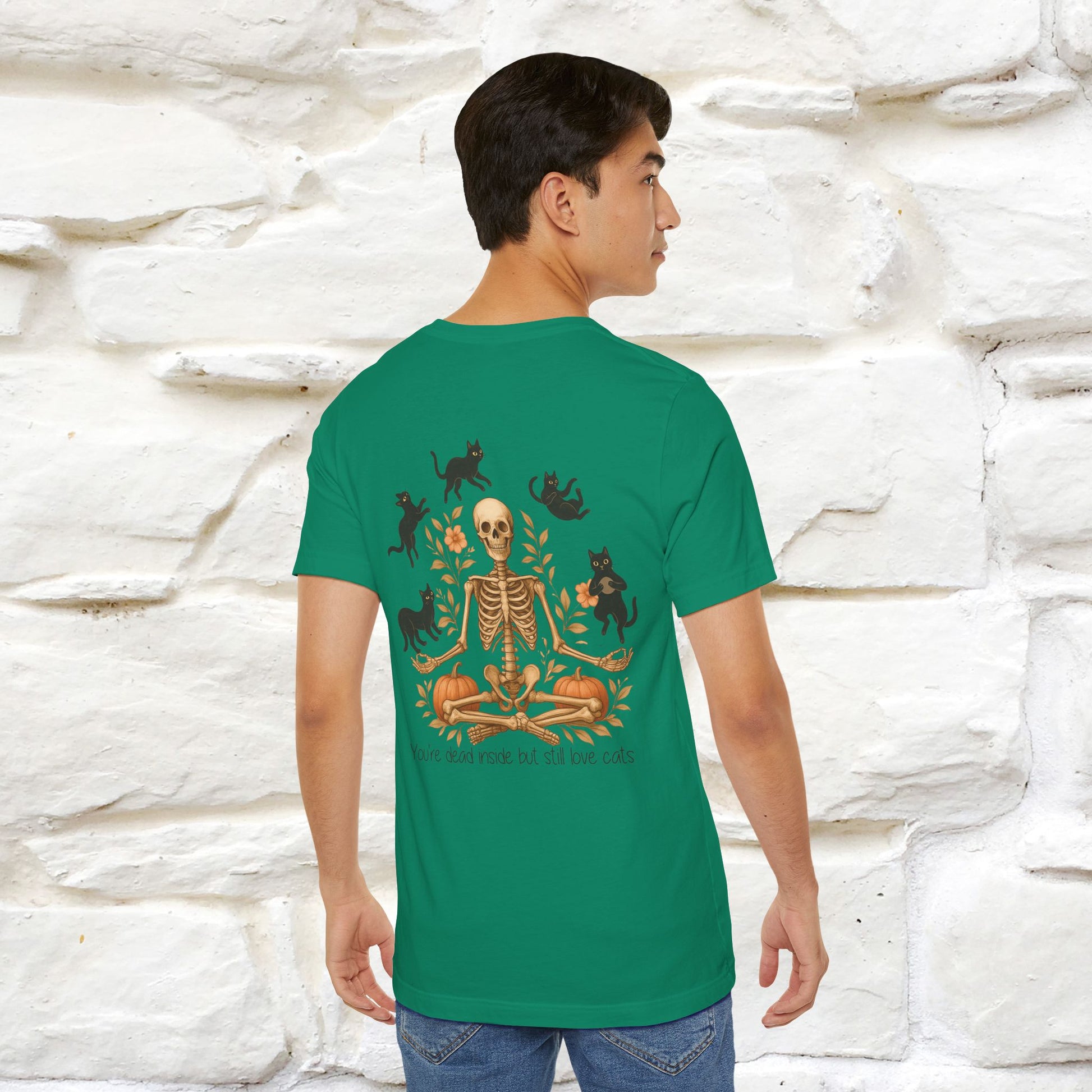 "You're Dead Inside But Still Love Cats " Halloween Cat T-shirt |Nunu&Miao Studio - Nunu&Miao Studio