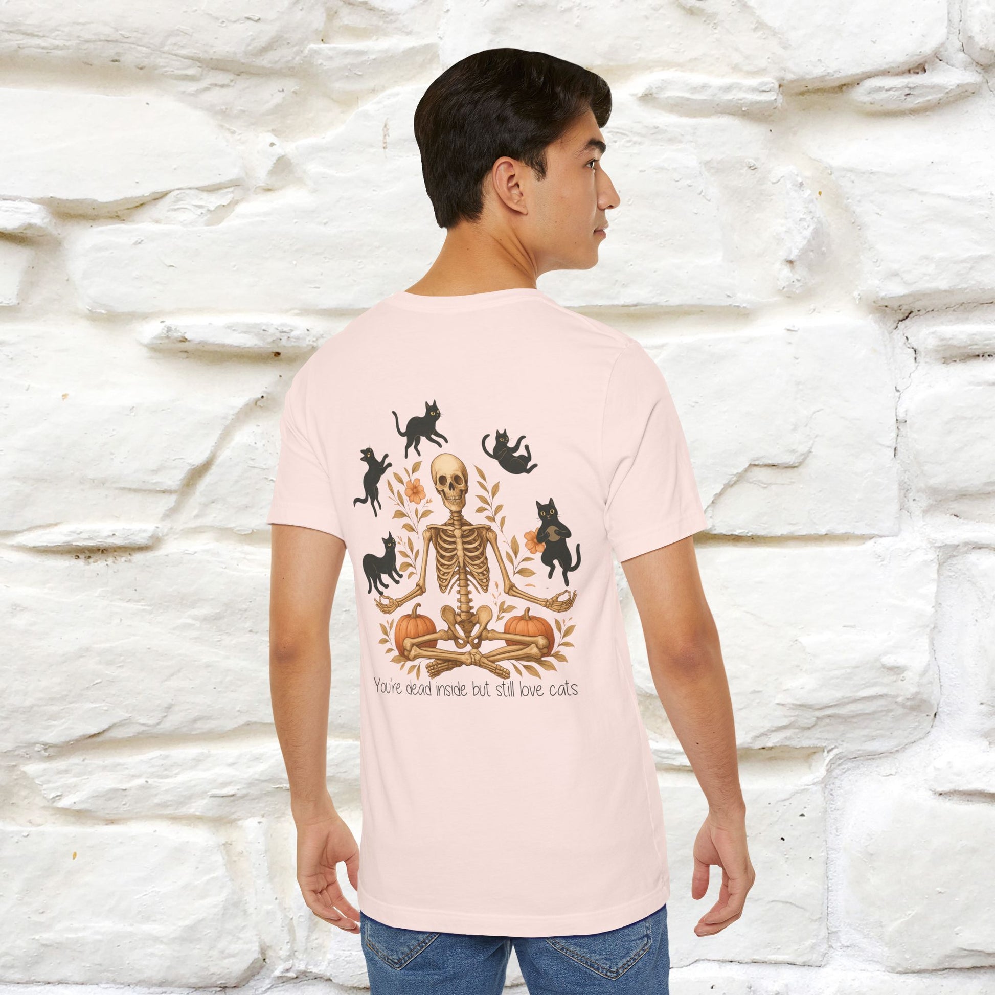 "You're Dead Inside But Still Love Cats " Halloween Cat T-shirt |Nunu&Miao Studio - Nunu&Miao Studio