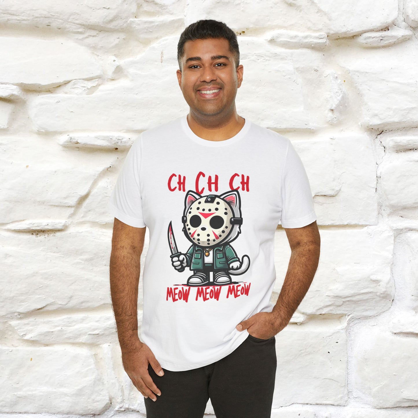 Paws N' Roses T-Shirt | Rock-Inspired Cat Lover Tee for Men & Women | 100% Cotton* - Nunu&Miao Studio