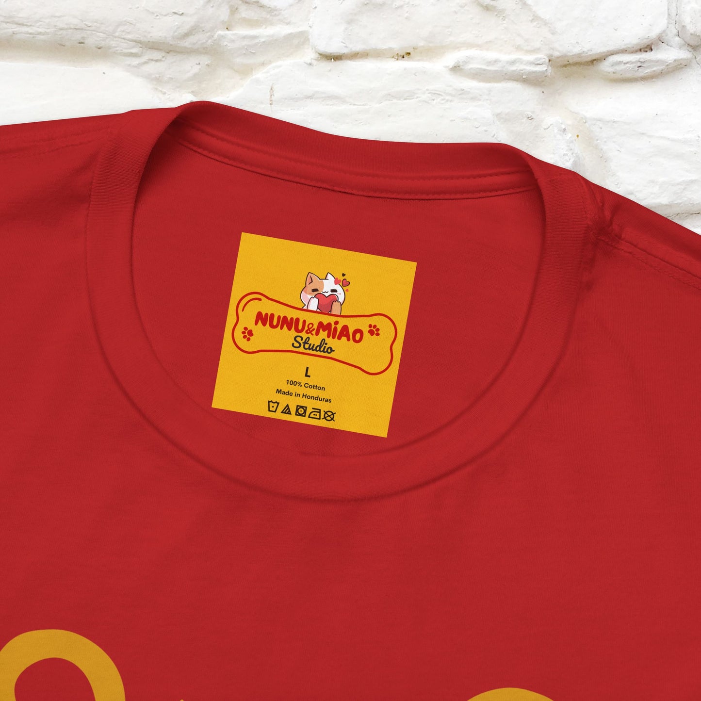 ''Power'' | Cat T-Shirt Front and Back Design | Nunu&Miao Studio