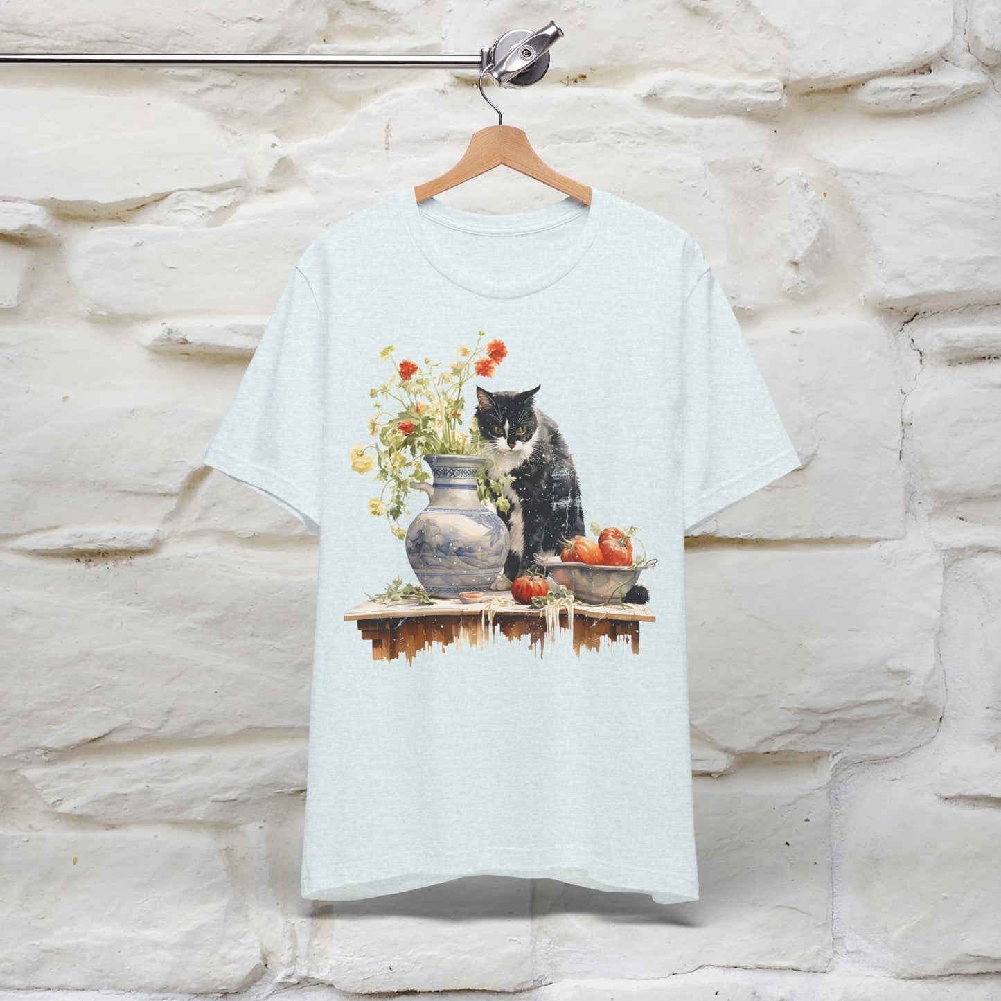 ''THe Cat and The Vase '' T-shirt for Men and Women 100% Cotton* - Nunu&Miao Studio