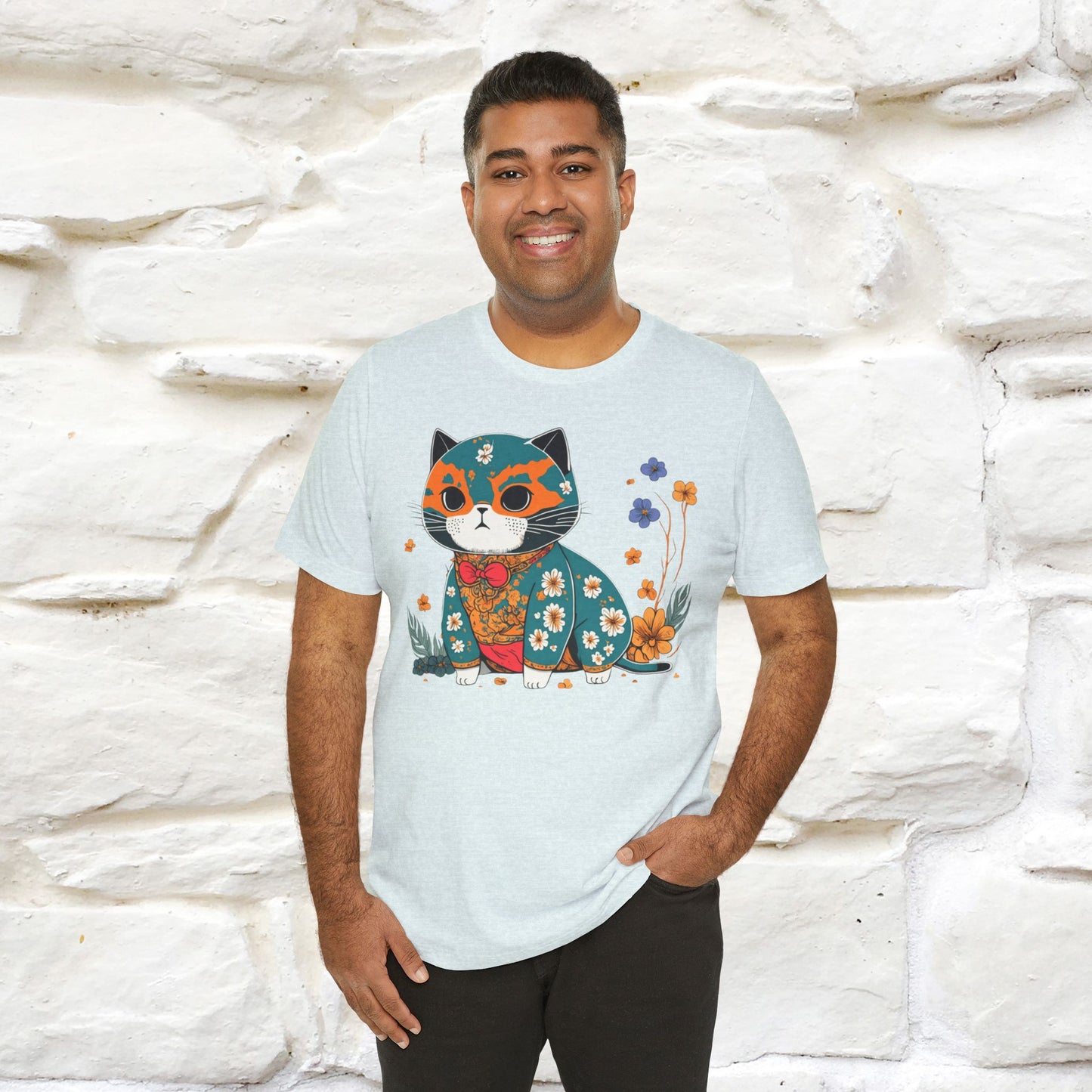 Zen Garden Cat: Japanese-Inspired T-Shirt for Men & Women | 100% Cotton* - Nunu&Miao Studio