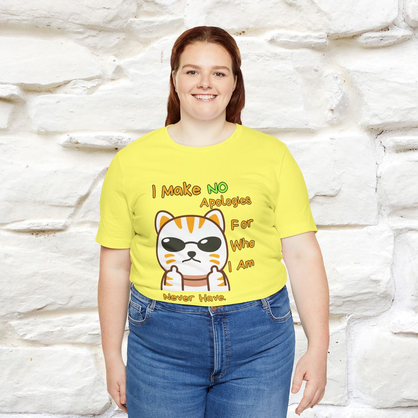 "I Make No Apologies... " |Cat T-Shirt | Nunu&Miao Studio