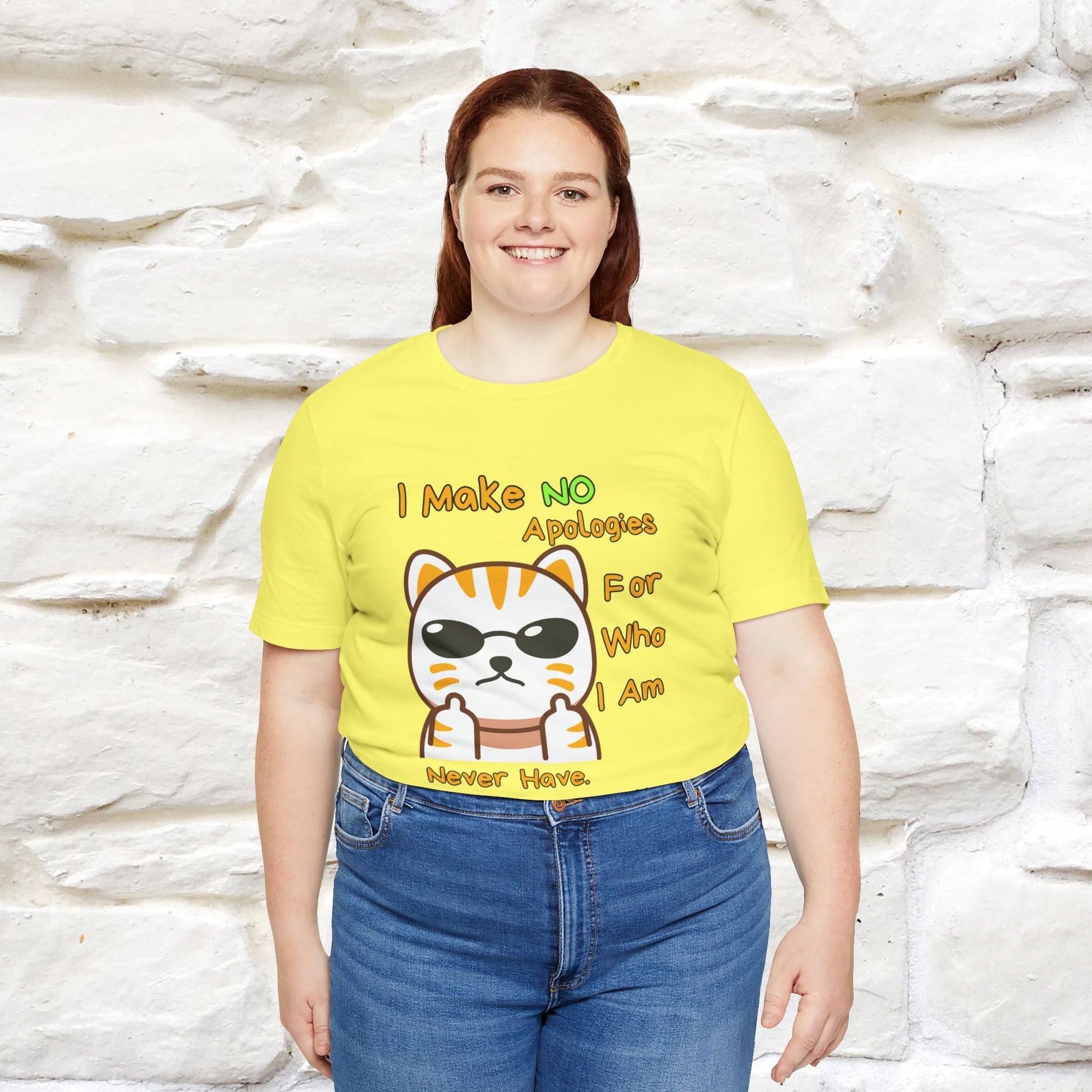 "I Make No Apologies... " |Cat T-Shirt | Nunu&Miao Studio - Nunu&Miao Studio