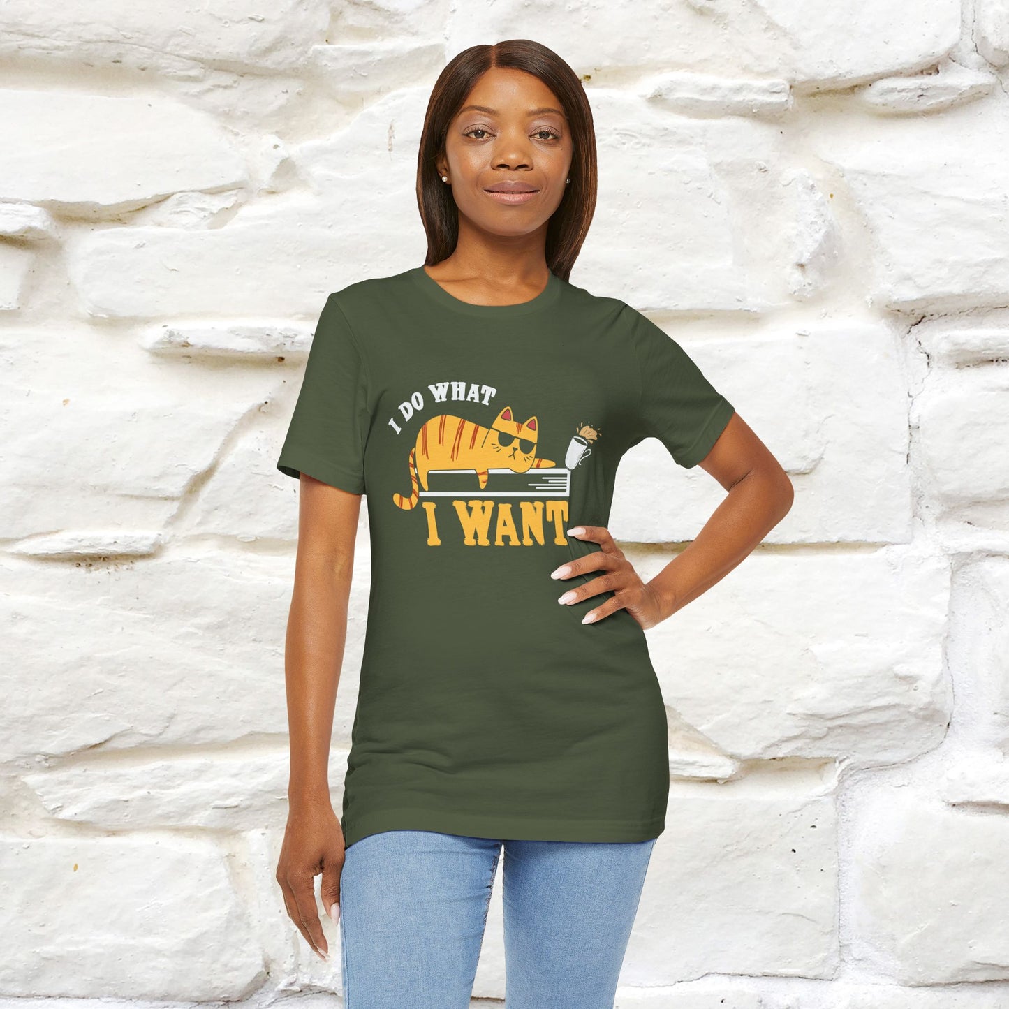 "I Do What I Want" Cat T-Shirt | Nunu & Miao Studio