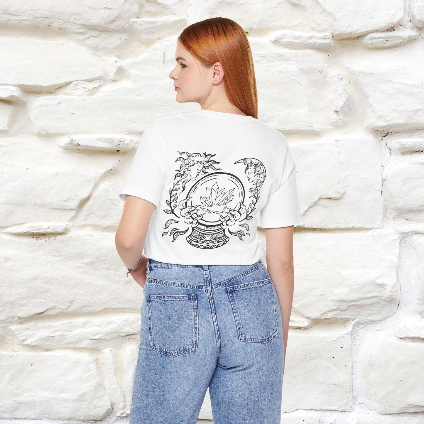 ''The Cristal'' Cat T-Shirt Front and Back Design | Nunu&Miao Studio