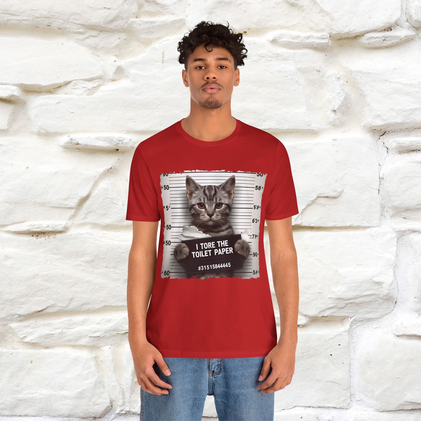 ''I Tore The Toilet Paper'' | Funny Cat T-Shirt | Nunu&Miao Studio
