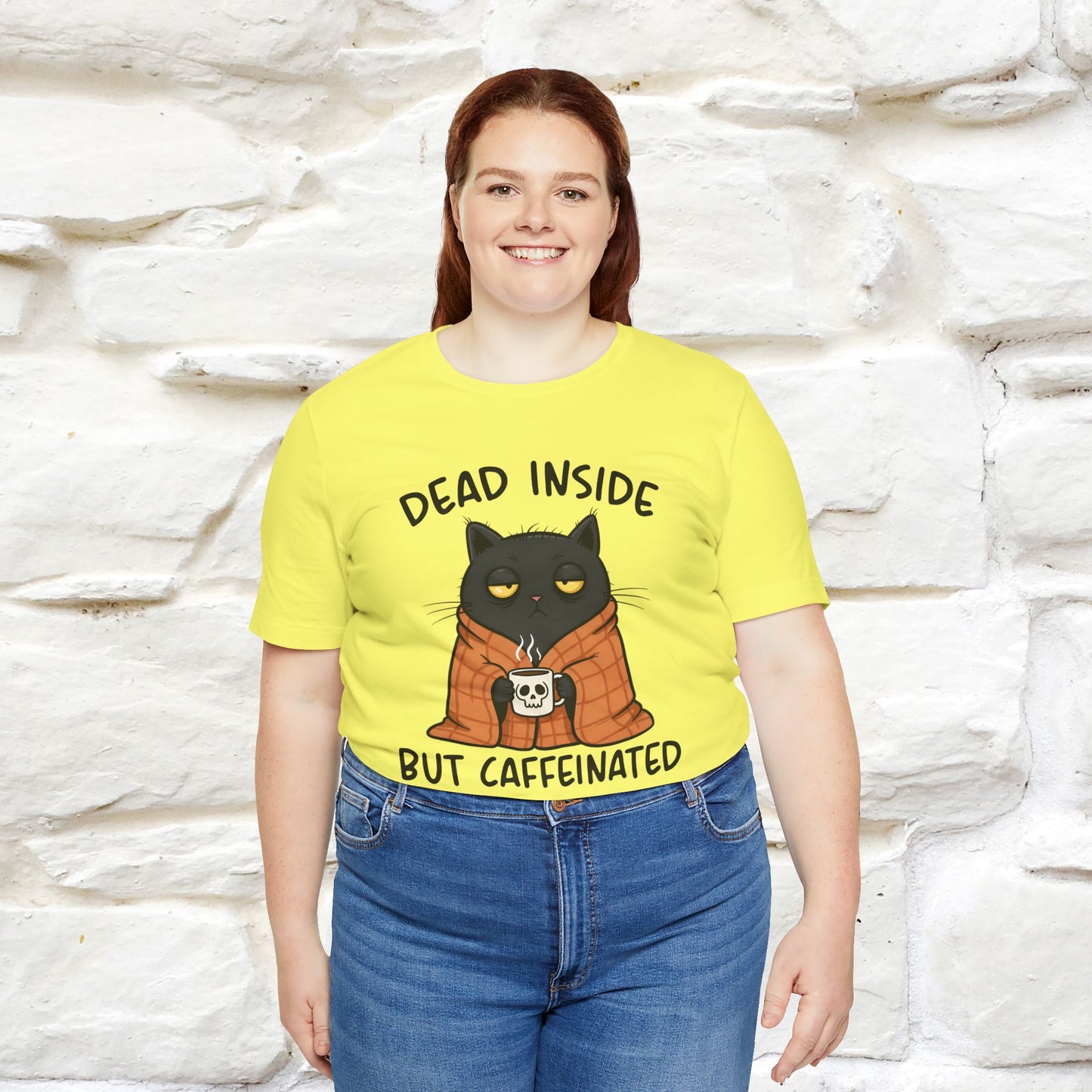 "Dead Inside But Caffeinated" |Funny T-Shirt | Nunu&Miao Studio