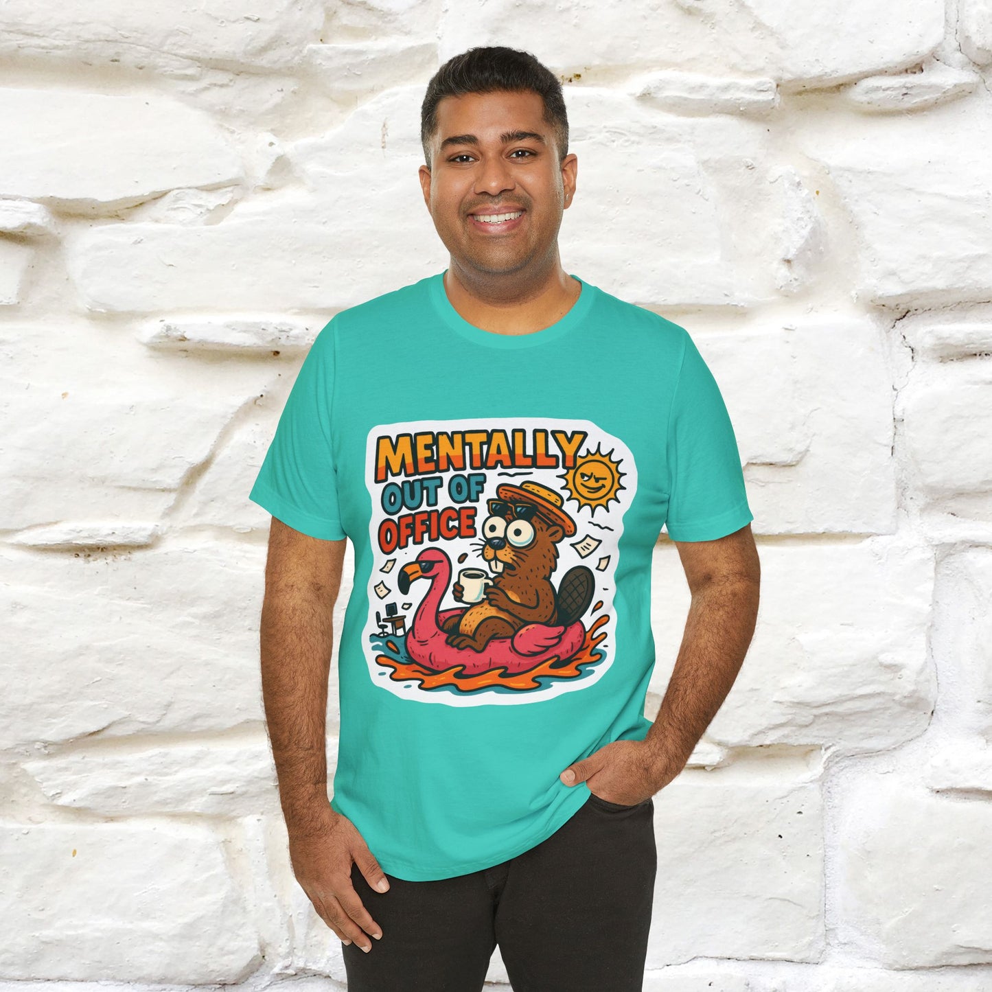''Mentally Out Of Office''| Sarcastic Cat T-Shirt | Nunu&Miao Studio