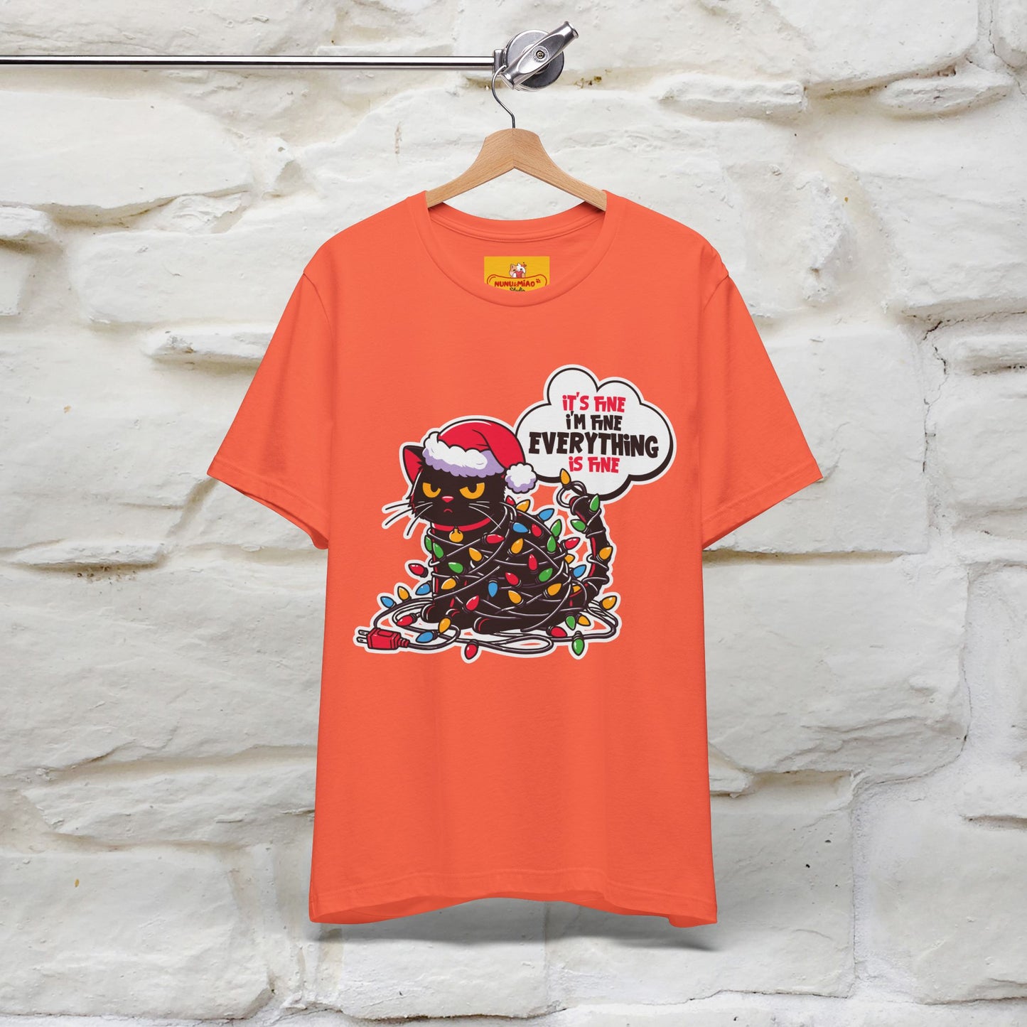 “Everything Is Fine..” | Cat T-Shirt | Nunu&Miao Studio