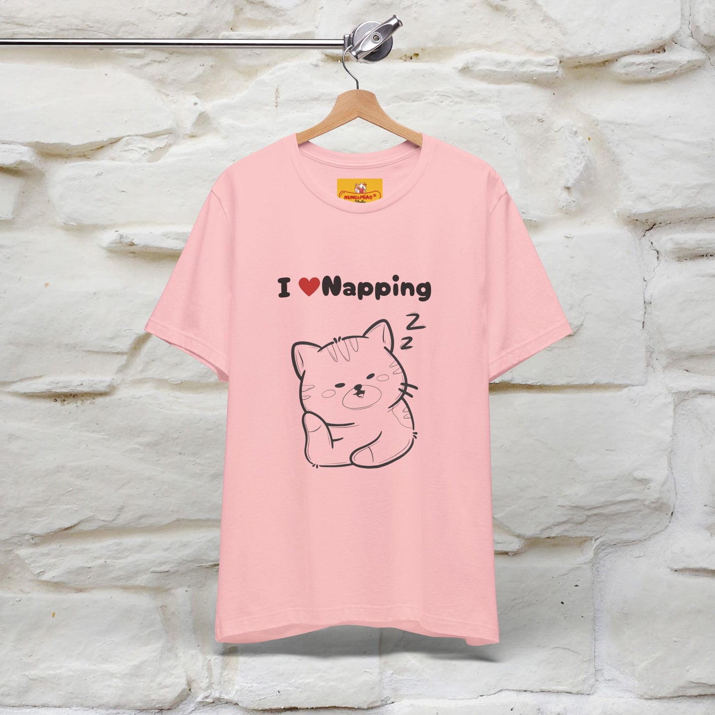 "I Love Napping" Cat T-Shirt | Nunu&Miao Studio - Nunu&Miao Studio