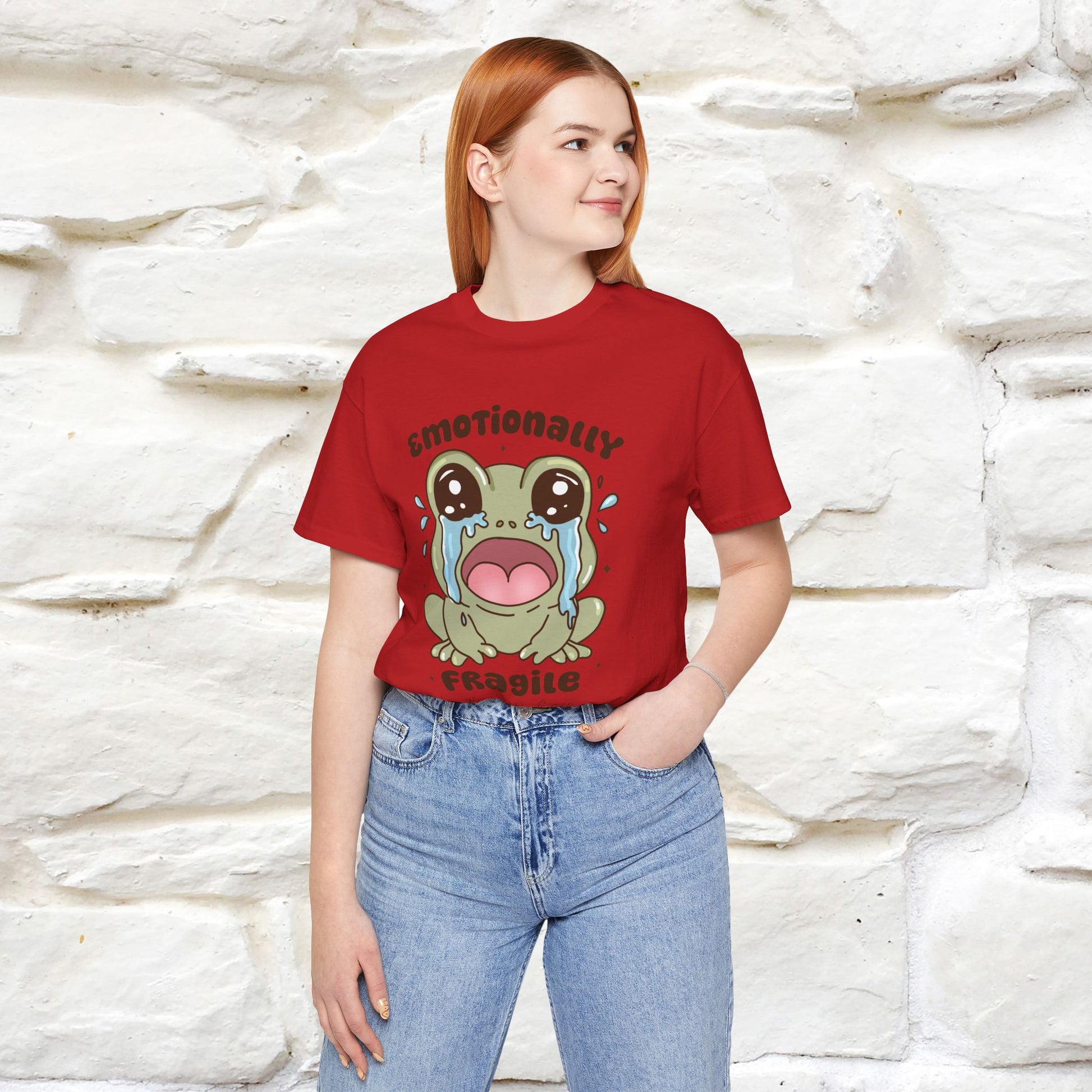 "Emotionally Fragile Handle With Care " Funny T-shirt |Nunu&Miao Studio - Nunu&Miao Studio