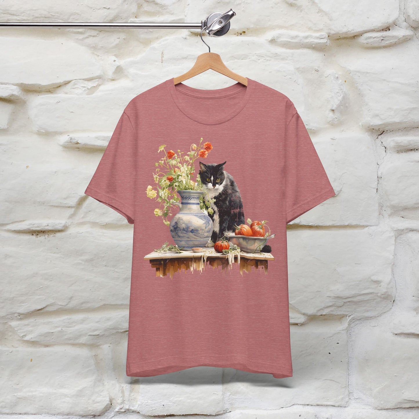 ''THe Cat and The Vase '' T-shirt for Men and Women 100% Cotton* - Nunu&Miao Studio