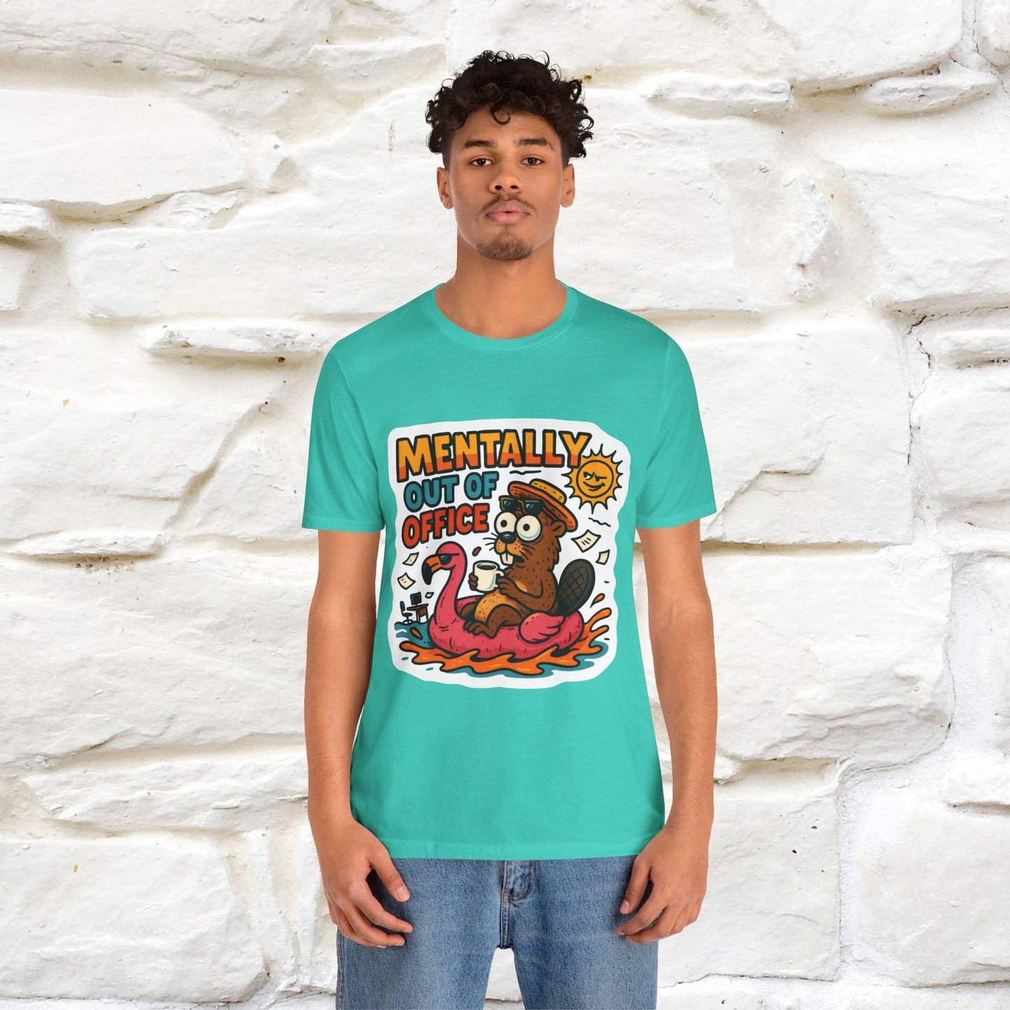 ''Mentally Out Of Office''| Sarcastic Cat T-Shirt | Nunu&Miao Studio