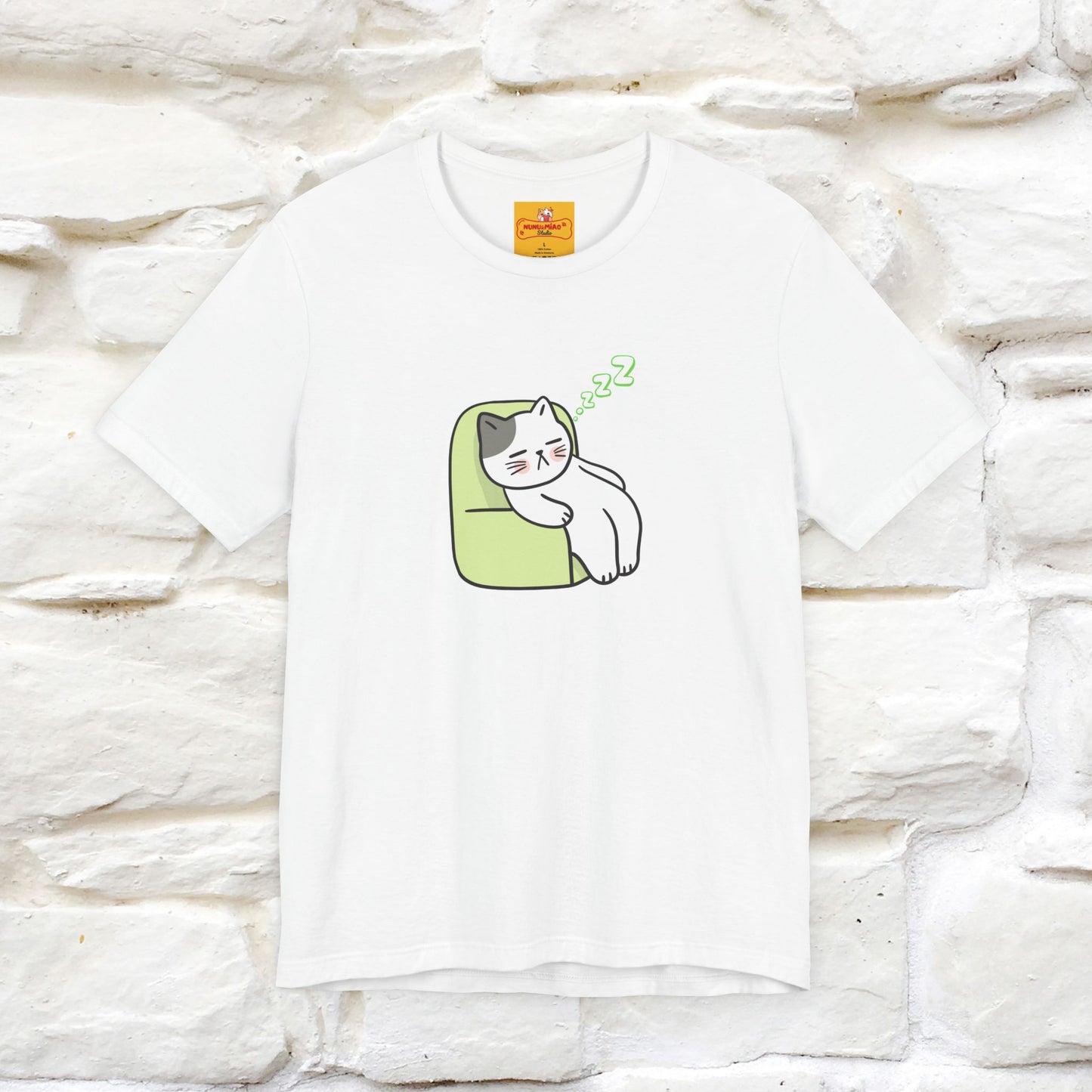 "Keep going… the couch isn’t going to nap on itself." Cat T-Shirt| Front & Back Design | Nunu&Miao Studio