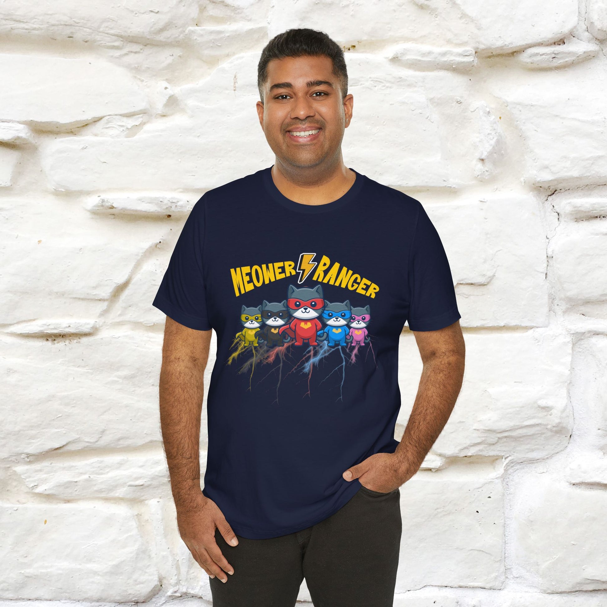''Meower Ranger''| CatT-Shirt | Nunu&Miao Studio - Nunu&Miao Studio