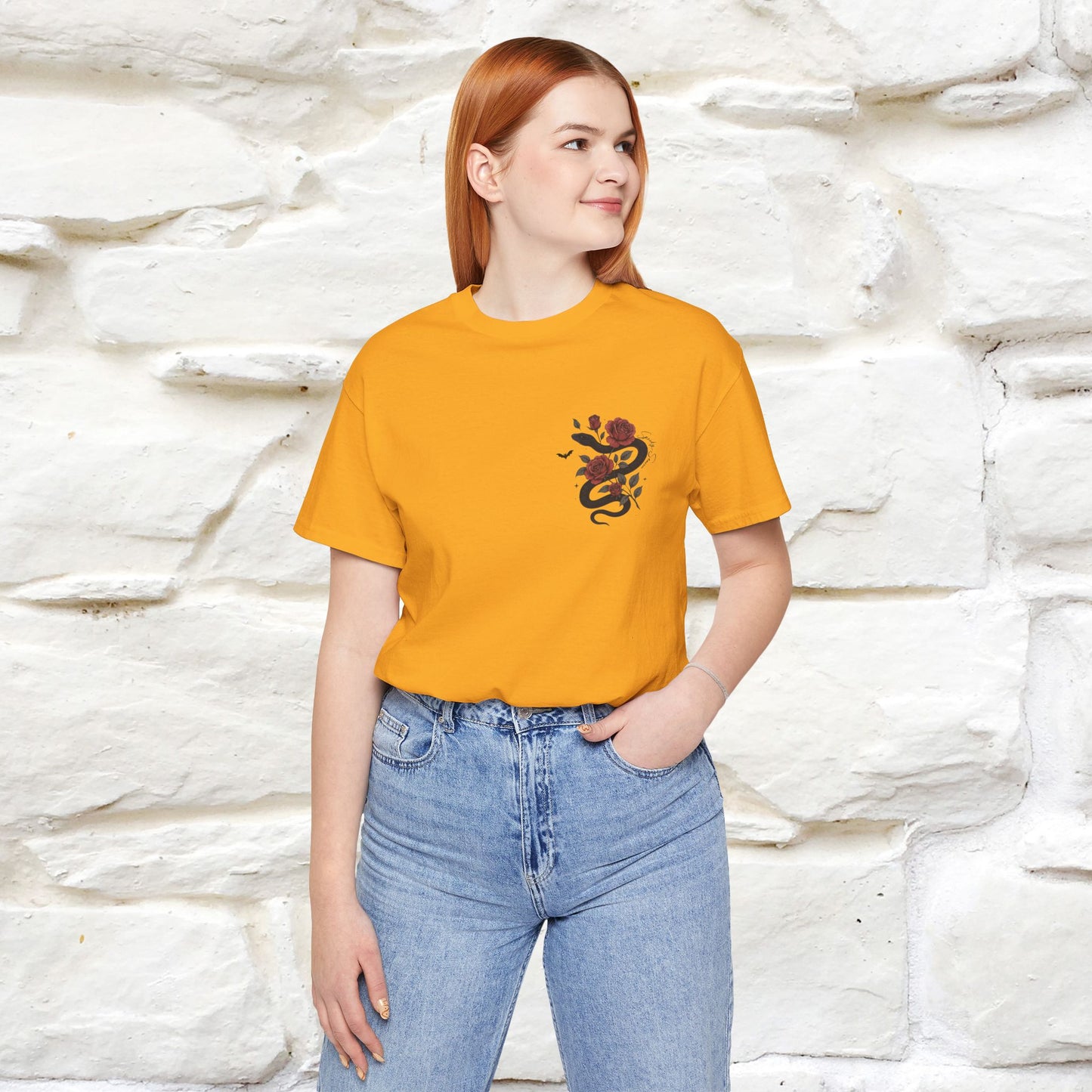 "The Rose and The Snake " Halloween T-shirt |Nunu&Miao Studio