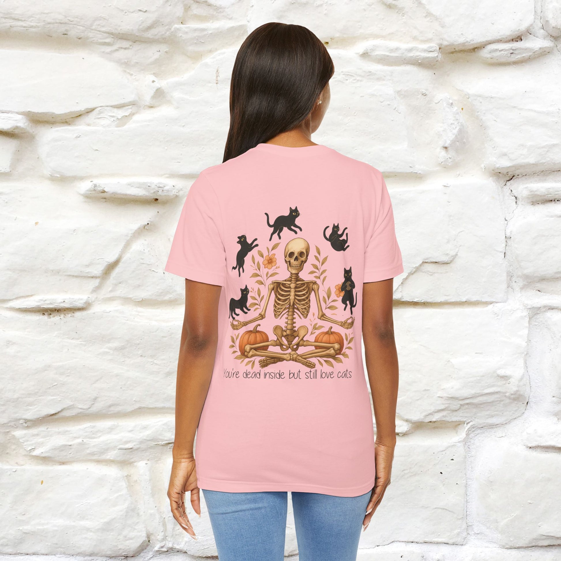 "You're Dead Inside But Still Love Cats " Halloween Cat T-shirt |Nunu&Miao Studio - Nunu&Miao Studio
