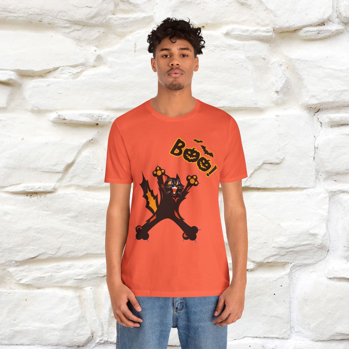 "Boo" Cat T-shirt |Nunu&Miao Studio
