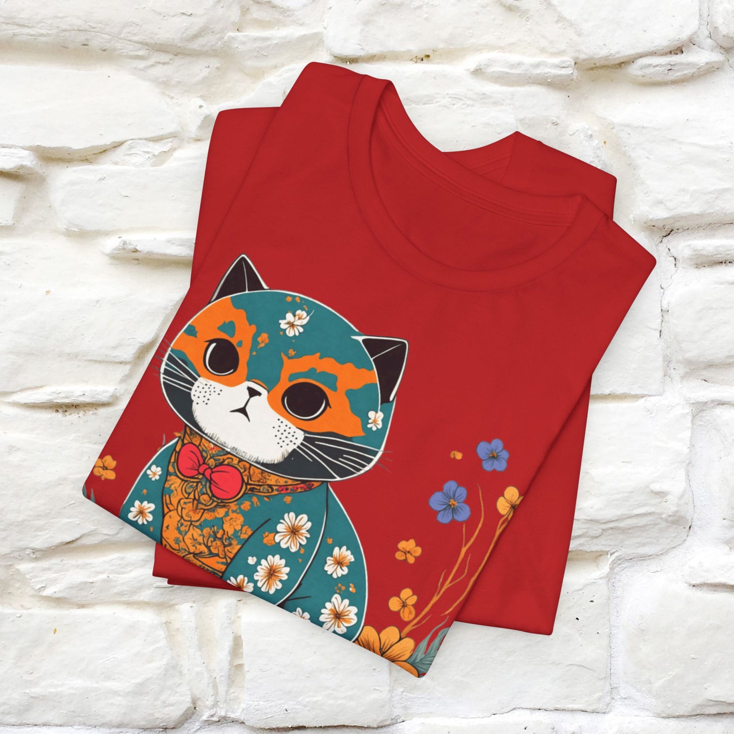 Zen Garden Cat: Japanese-Inspired T-Shirt for Men & Women | 100% Cotton* - Nunu&Miao Studio