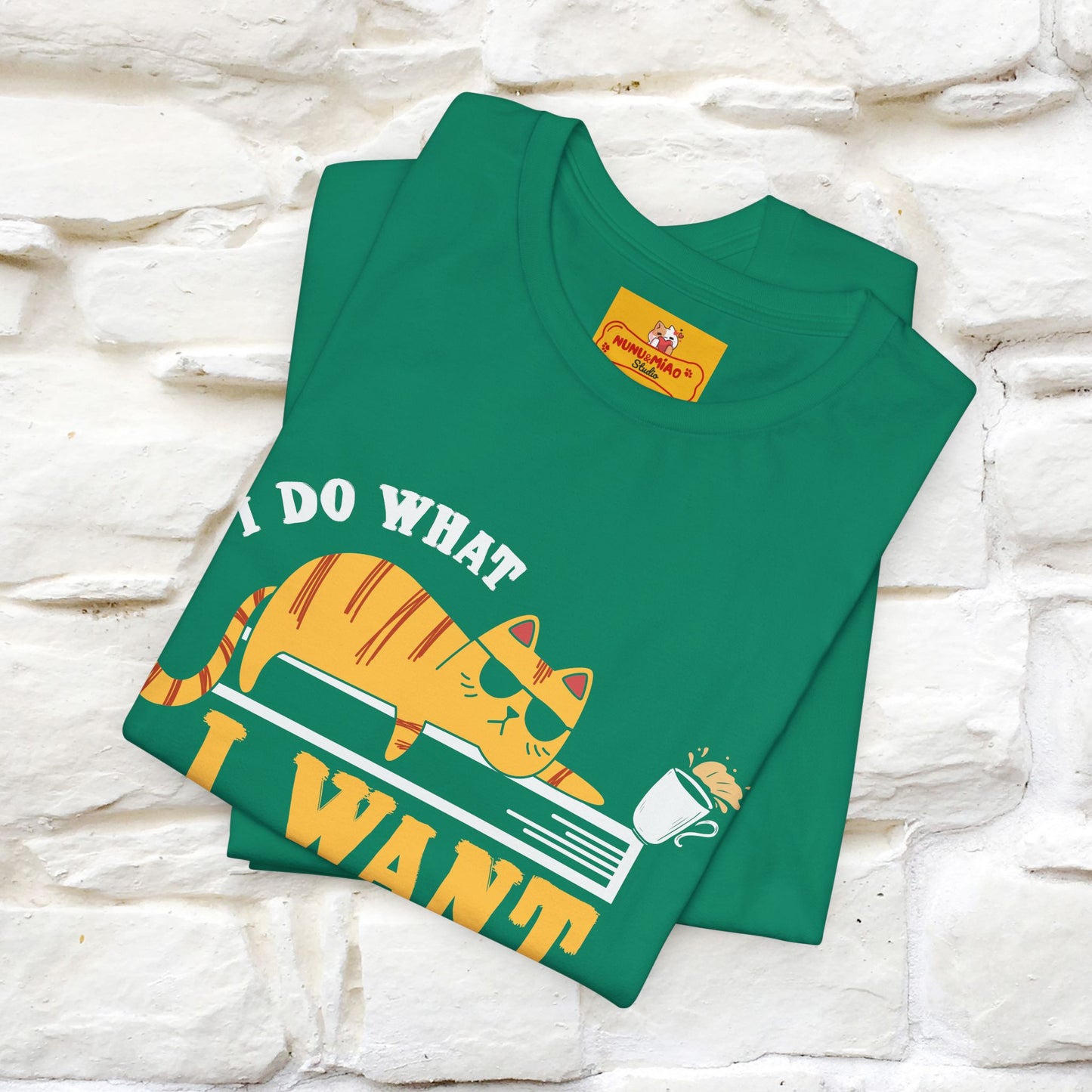 "I Do What I Want" Cat T-Shirt | Nunu & Miao Studio