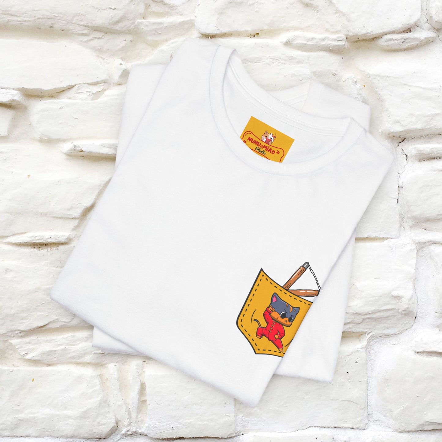 "Be Like Water: Cattitude Master | Cat T-Shirt |Nunu&Miao Studio