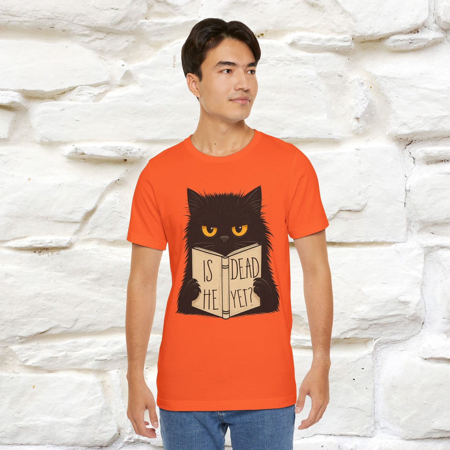 "Is He Dead Yet" |Cat T-Shirt | Nunu&Miao Studio