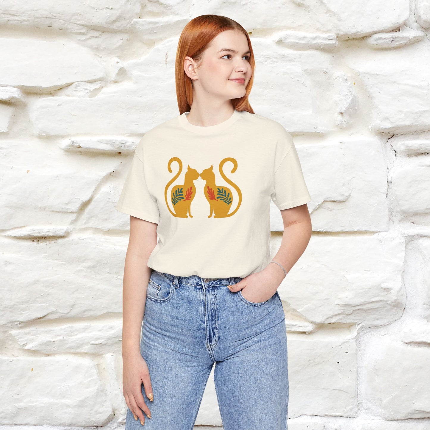 ''Power'' | Cat T-Shirt Front and Back Design | Nunu&Miao Studio
