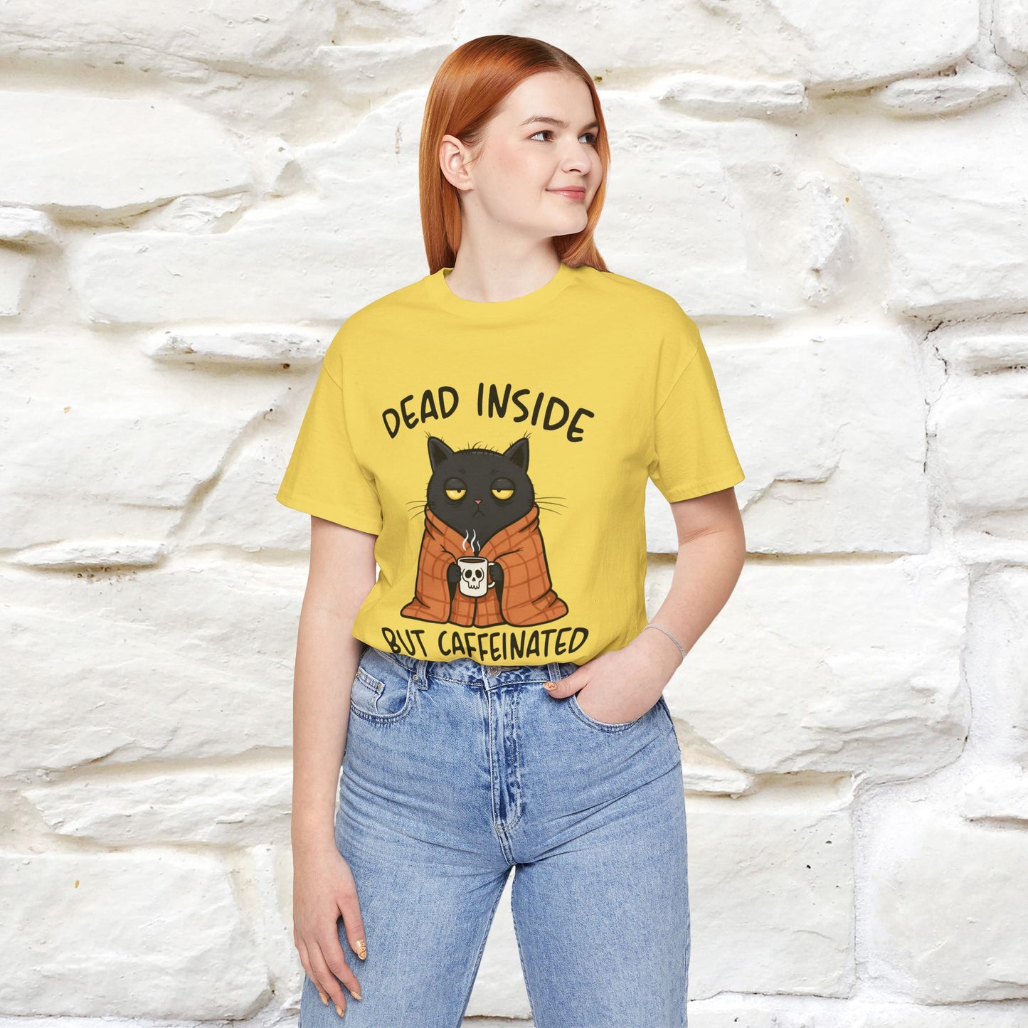 "Dead Inside But Caffeinated" |Funny T-Shirt | Nunu&Miao Studio