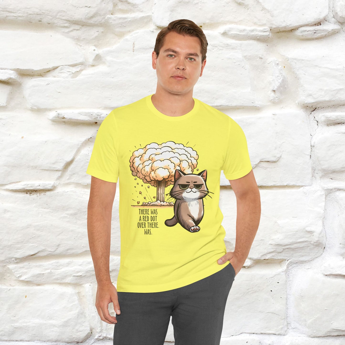 ''The Red Dot Chase'' Funny Cat T-Shirt | Nunu&Miao Studio