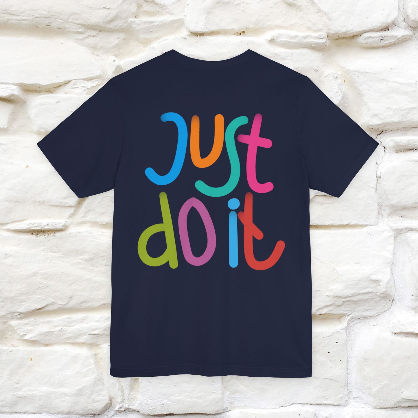 "Yes, Just Do It" Cat T-Shirt| Front & Back Design | Nunu&Miao Studio