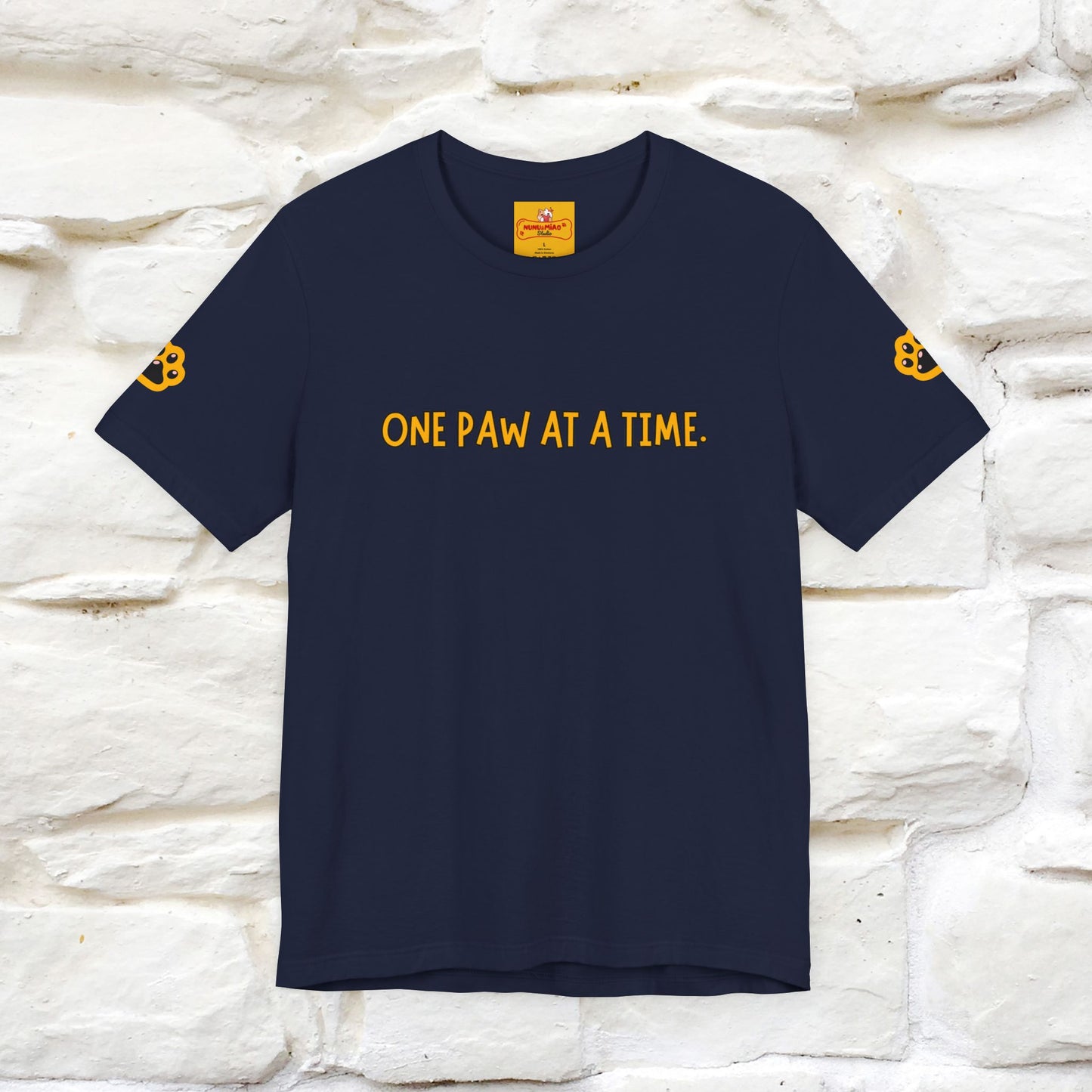"Life Is A Journey'' Cat T-Shirt | Front & Back Design | Nunu&Miao Studio