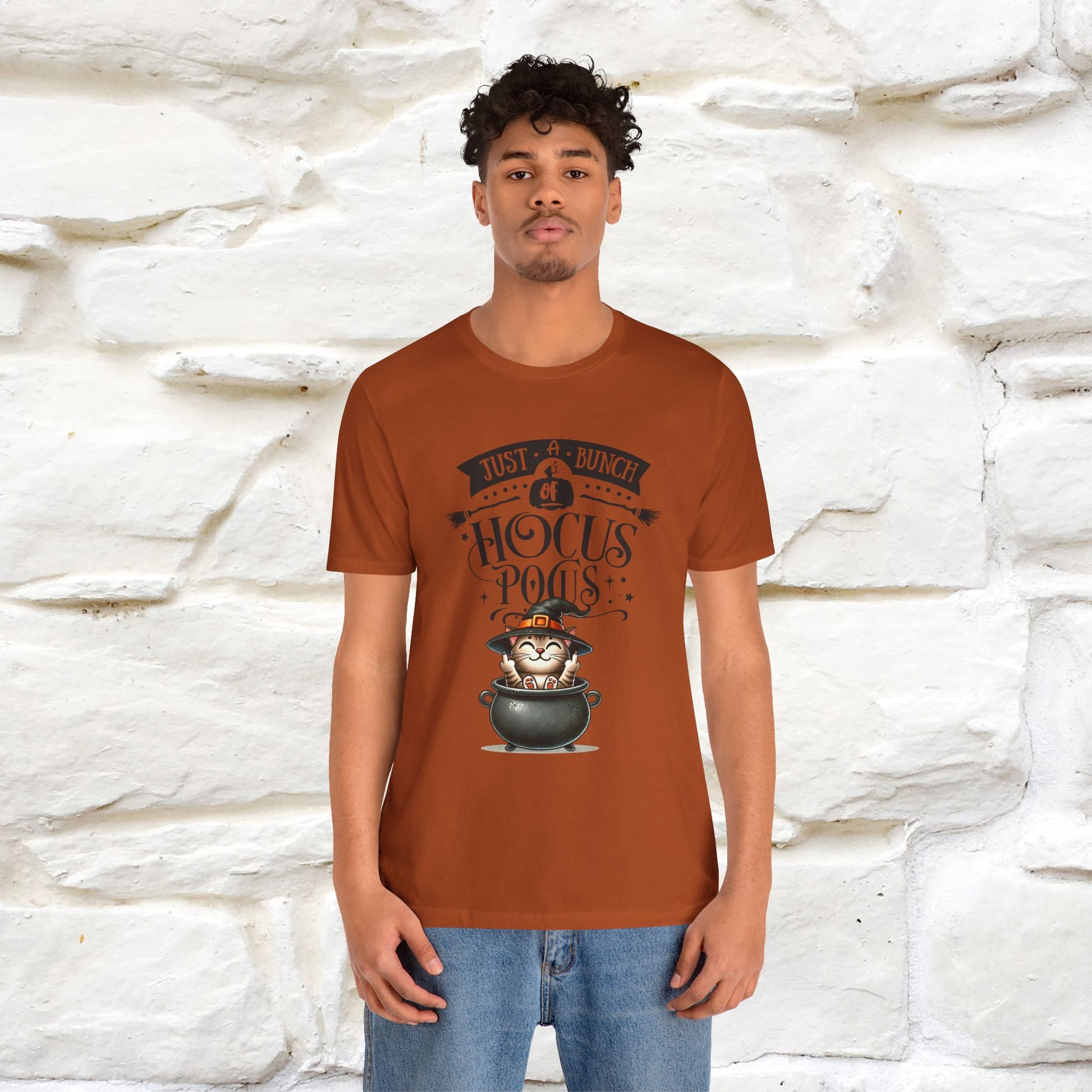 "Just A Bunch Of Hocus Pocus" Cat  T-shirt |Nunu&Miao Studio - Nunu&Miao Studio