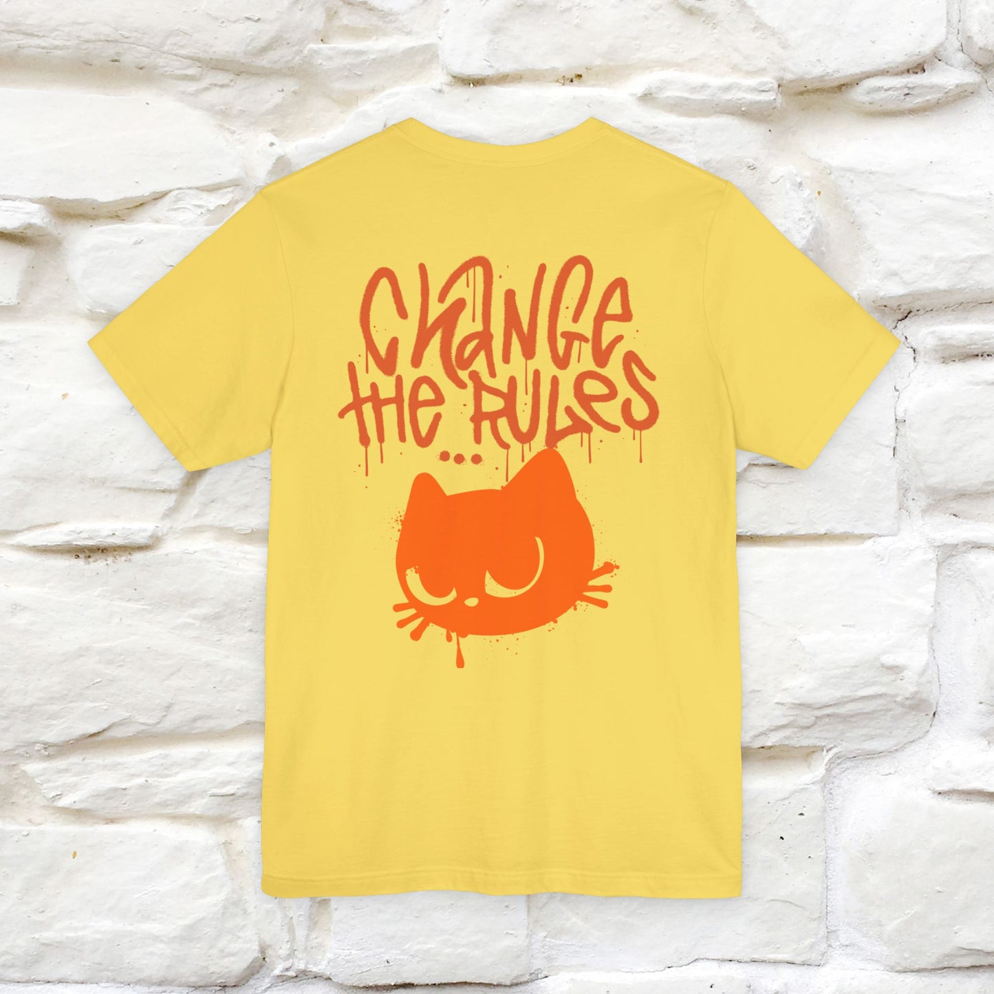 ''Change The Rules'' - Cat T-shirt -Nunu&Miao Studio