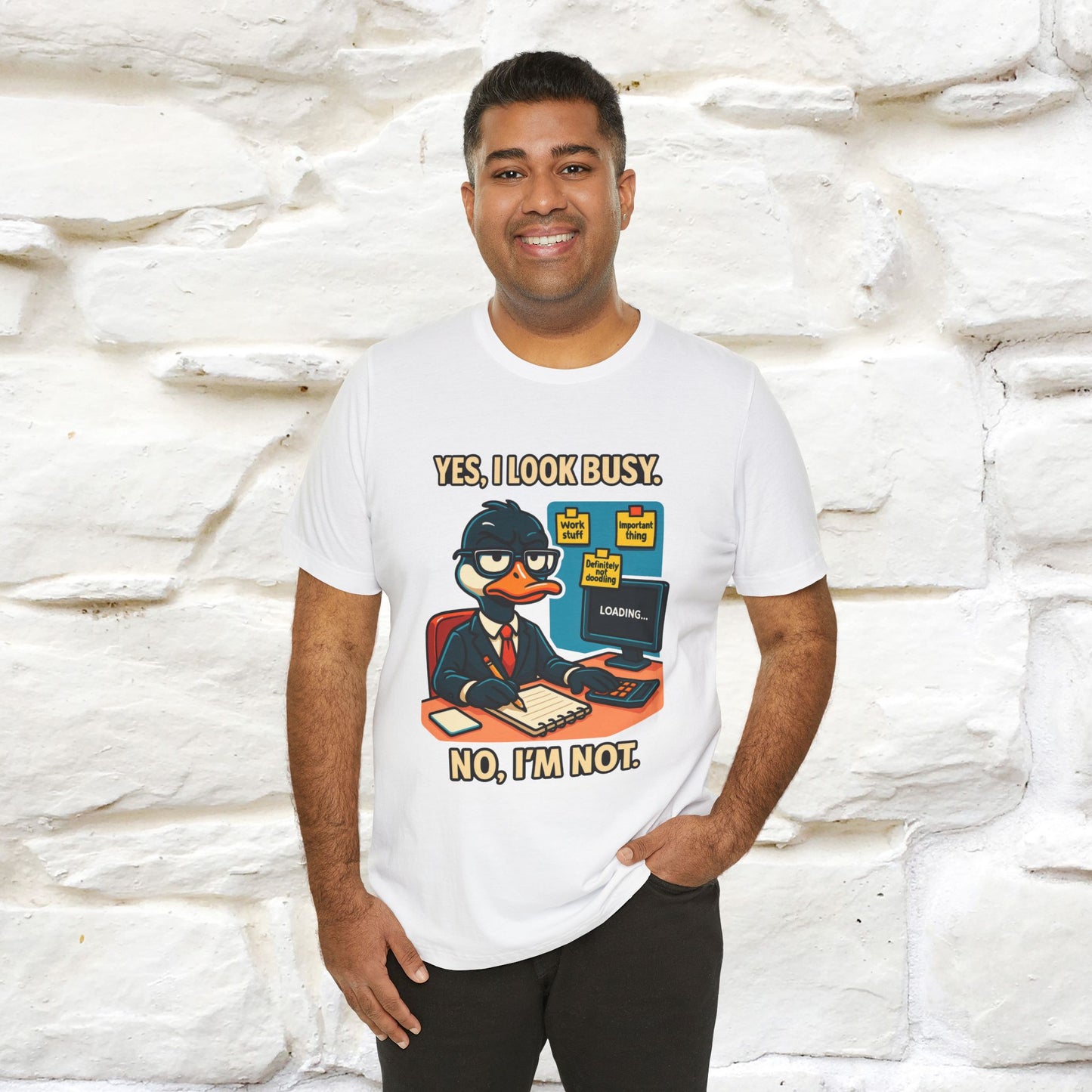 ''Yes, I Look Busy. No I'm Not.''| Sarcastic Cat T-Shirt | Nunu&Miao Studio