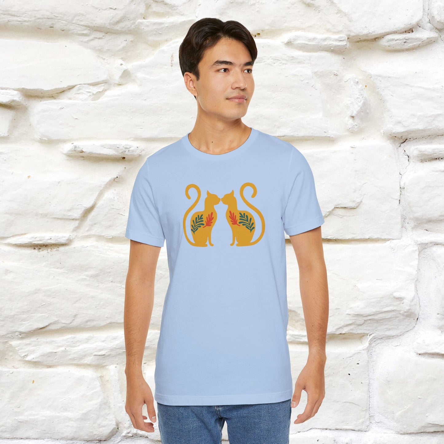 ''Power'' | Cat T-Shirt Front and Back Design | Nunu&Miao Studio
