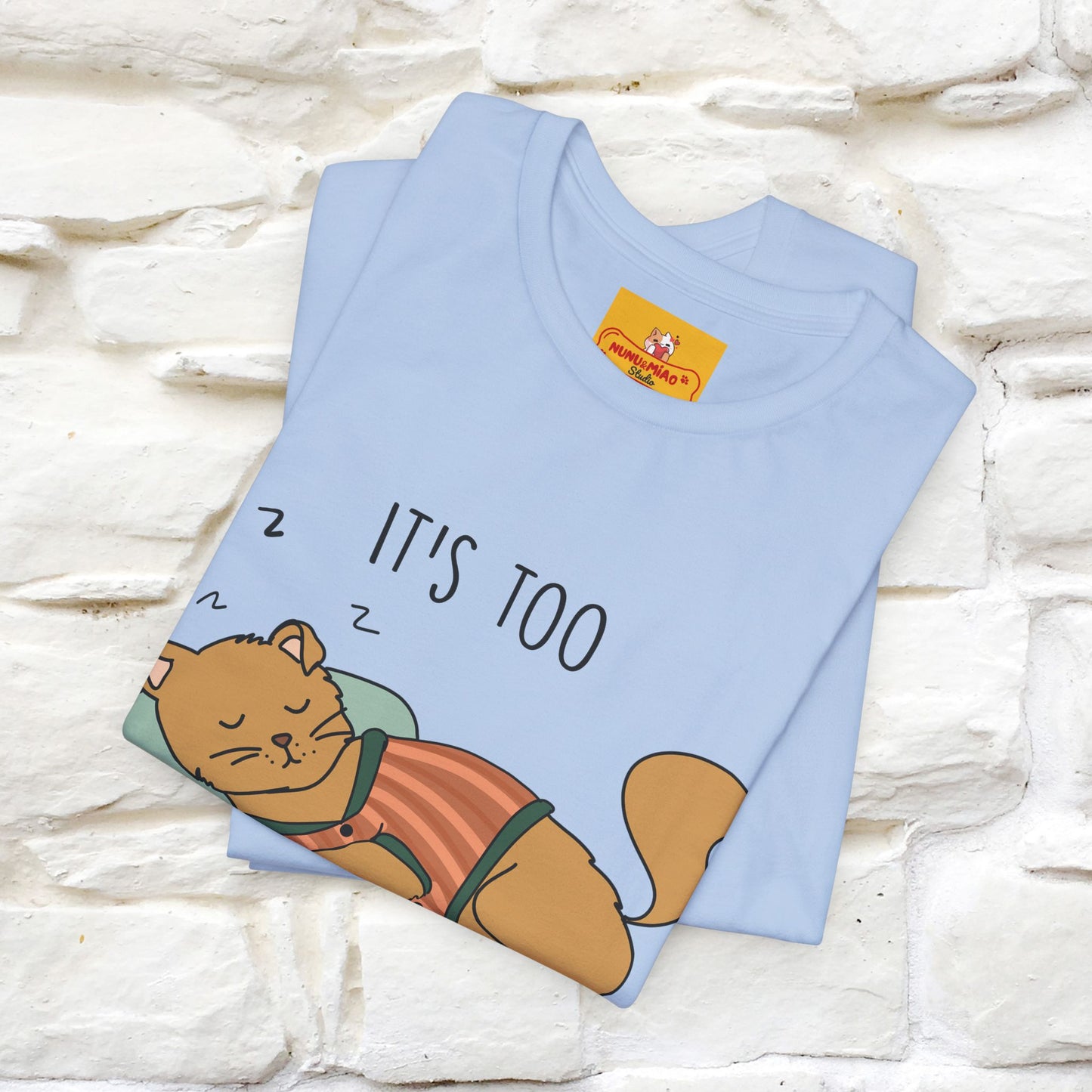 ''It’s Too Peopley Outside'' | Funny Cat T-Shirt | Nunu&Miao Studio