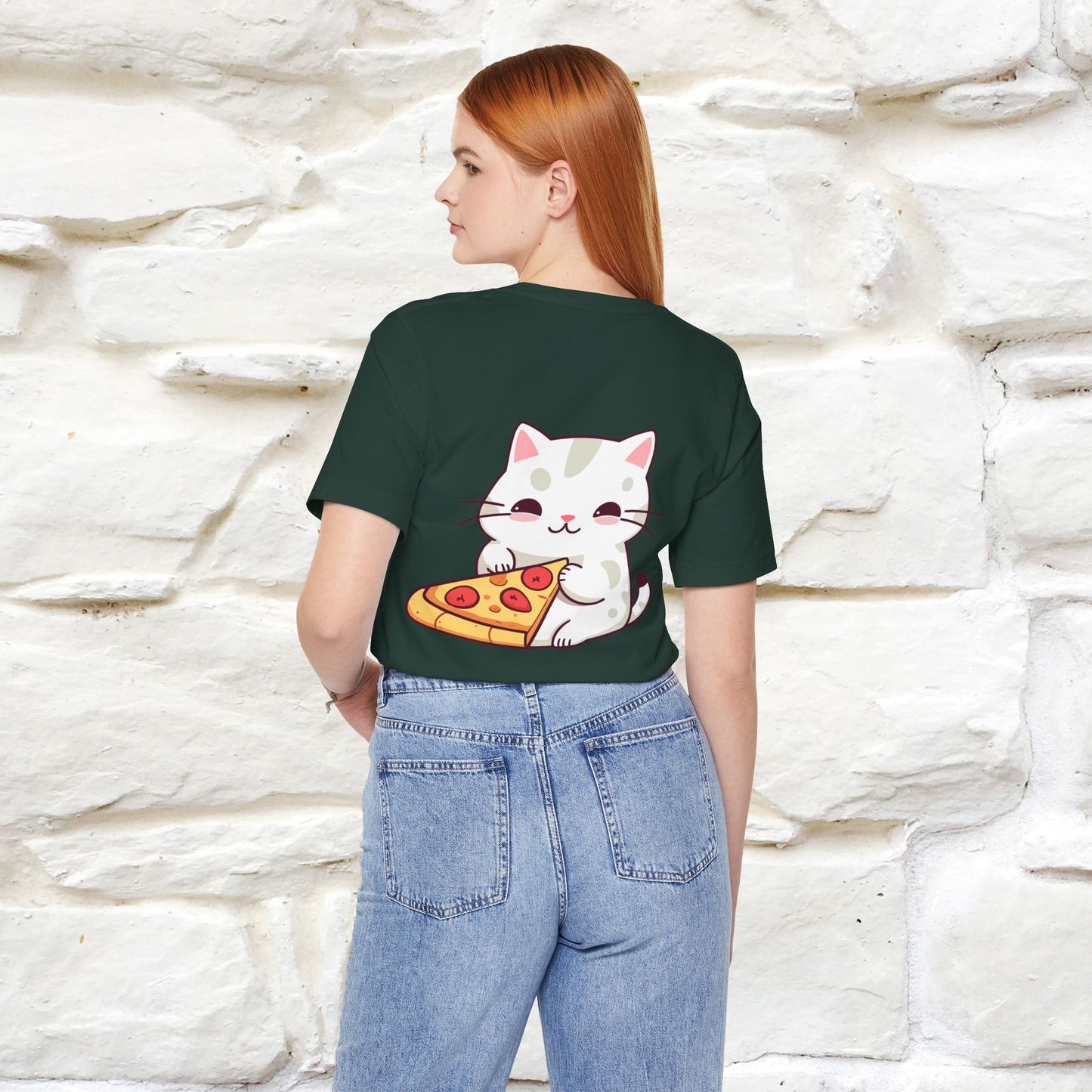 "I Love Pizza"| Cat T-shirt | Nunu&Miao Studio
