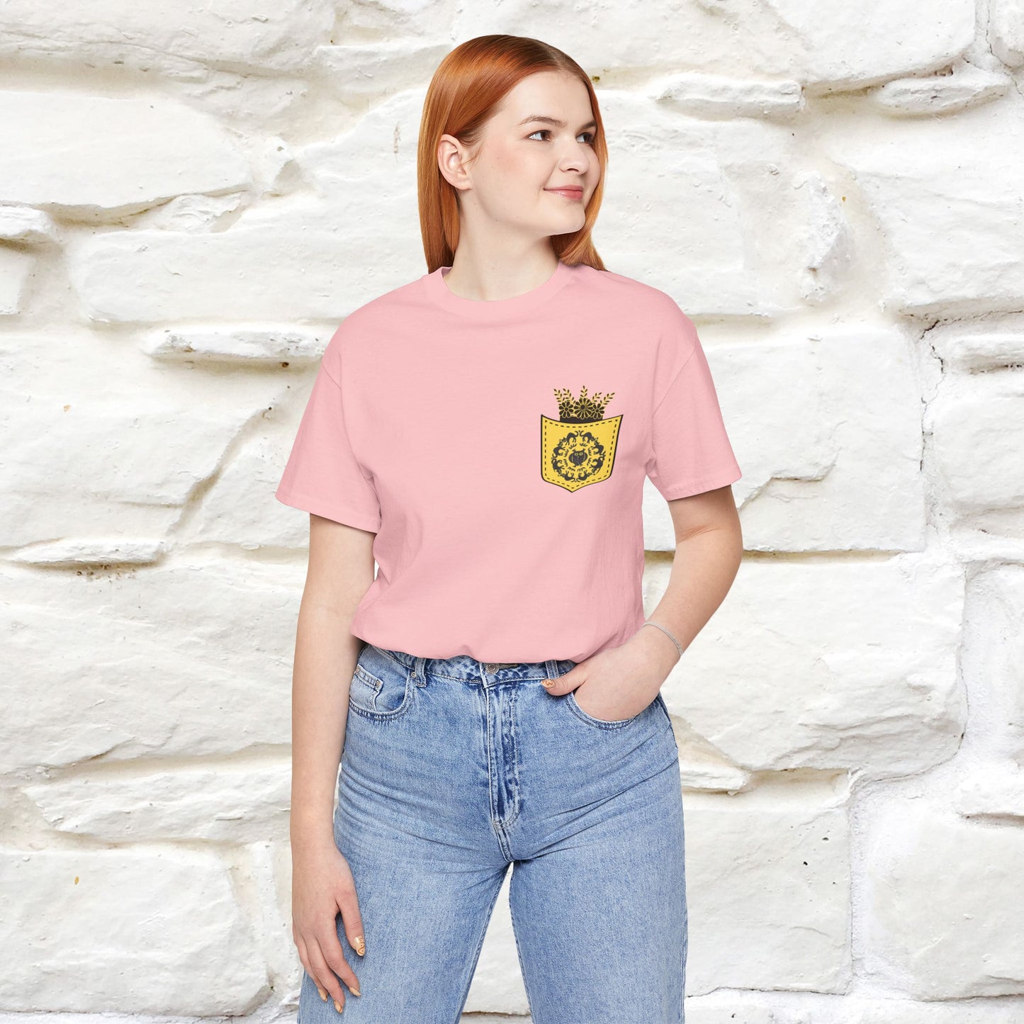 ''Black Cat Circle'' Cat T-Shirt Front and Back Design | Nunu&Miao Studio