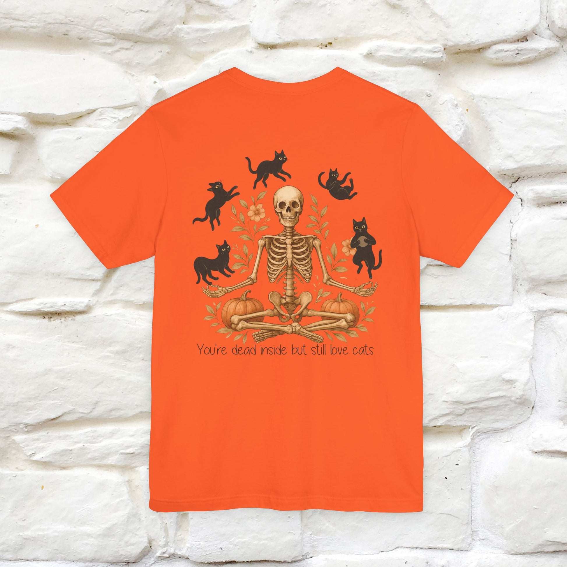 "You're Dead Inside But Still Love Cats " Halloween Cat T-shirt |Nunu&Miao Studio - Nunu&Miao Studio